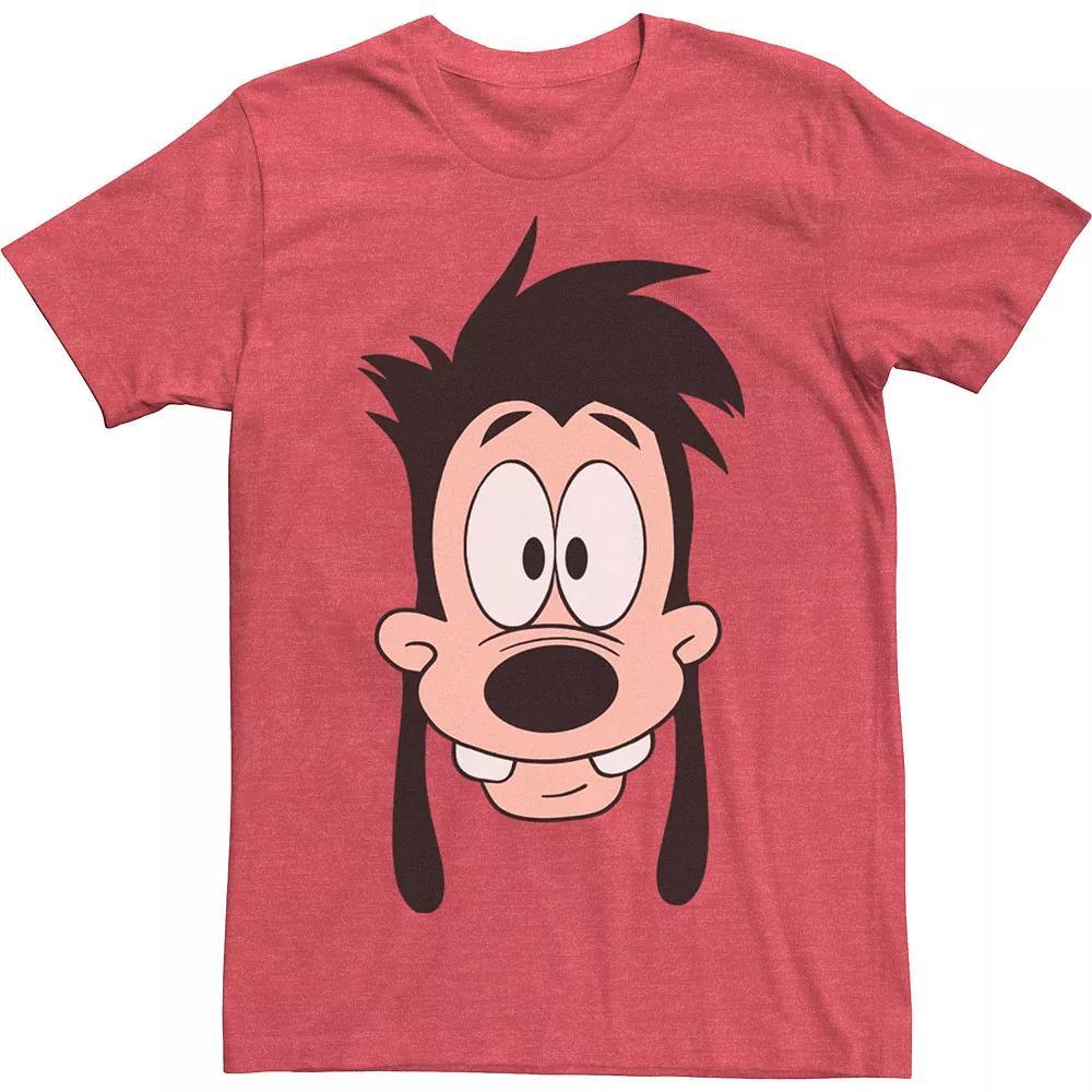 Disney's A Goofy Movie Max Men's Big Face Tee, Size: Medium, Red Product Image