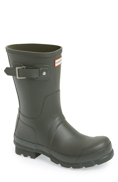 Hunter Original Short Rain Boots (Dark ) Men's Rain Boots Product Image