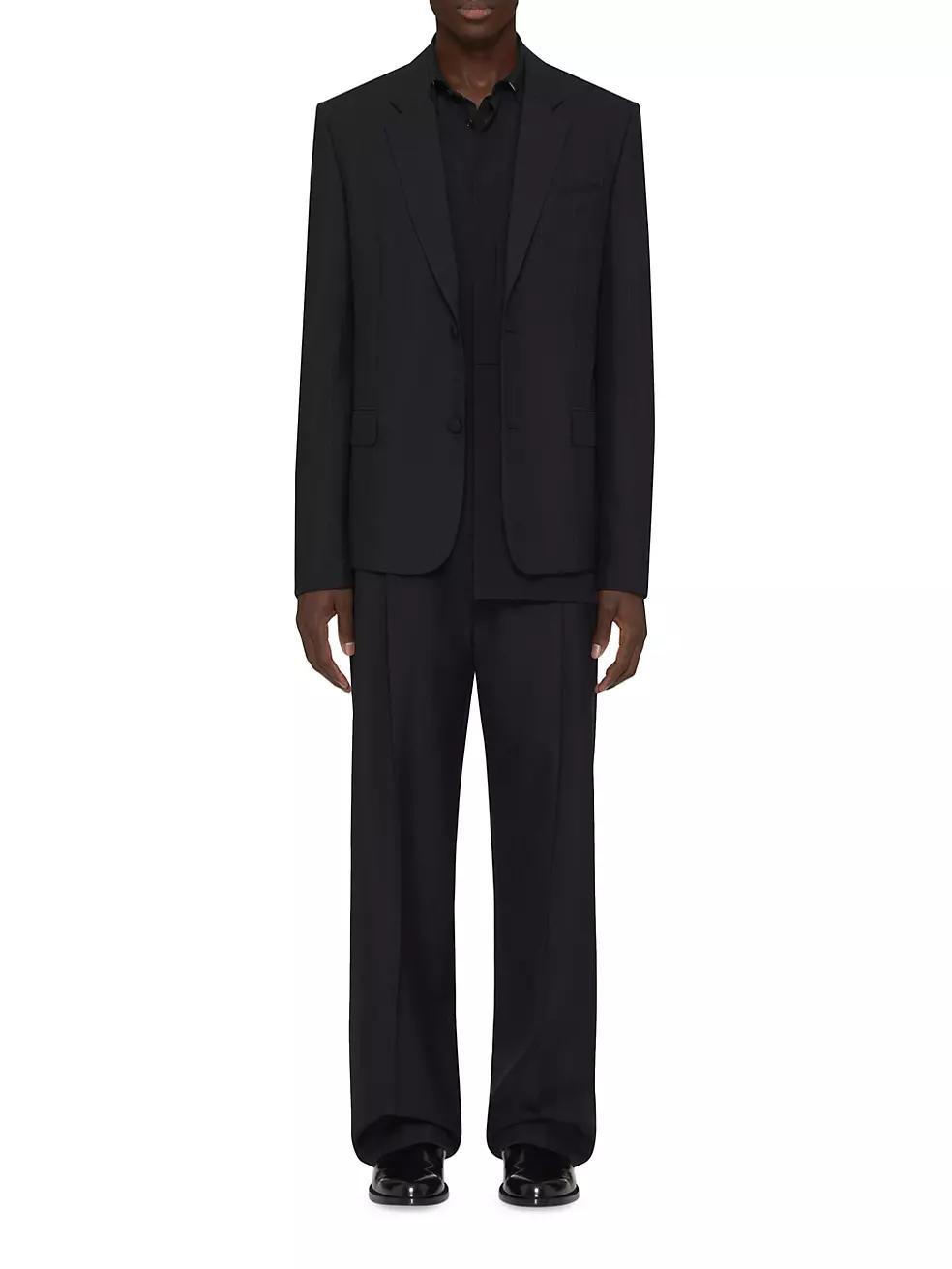 Jacket in Wool with Lurex Stripes Product Image