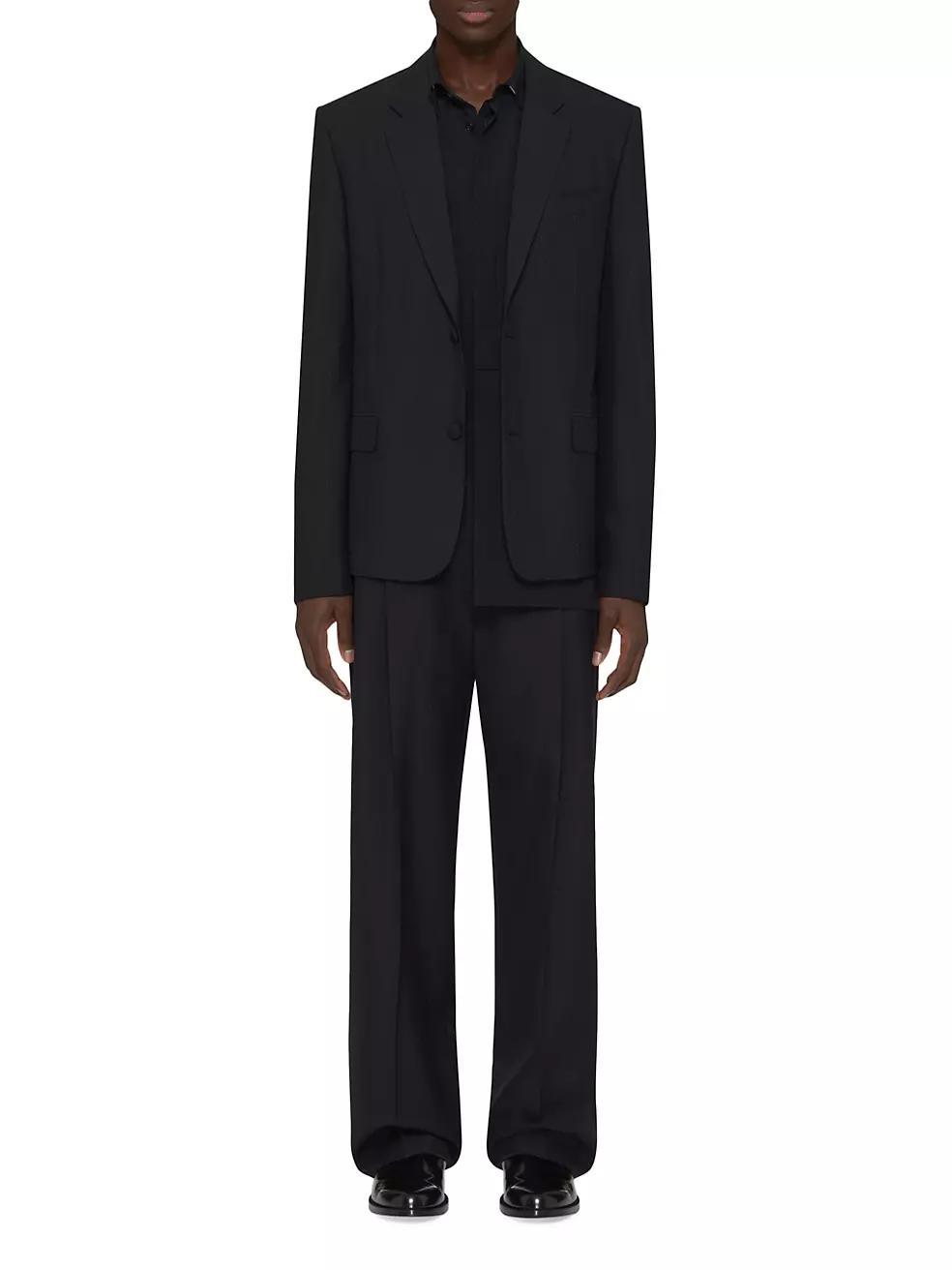 Tailored Pants in Wool with Lurex Stripes Product Image