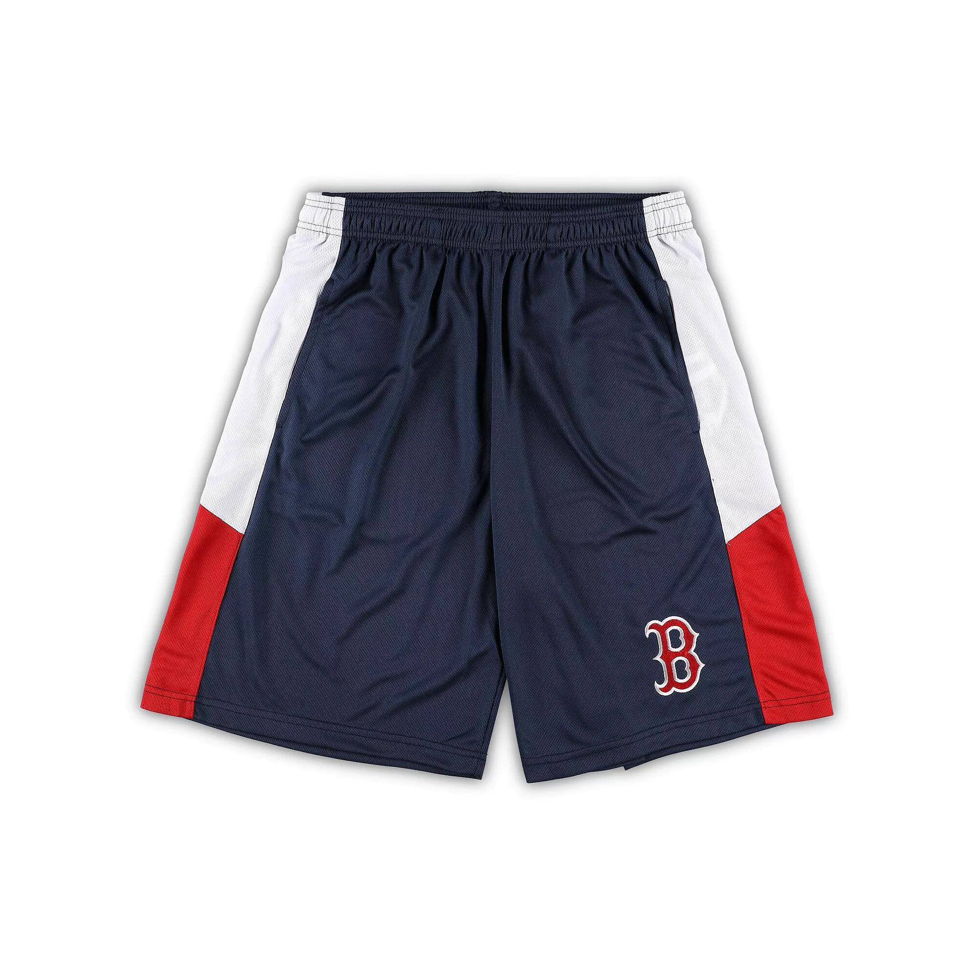 Men's Navy Boston Red Sox Big & Tall Team Shorts, Size: 4XLT, Blue Product Image