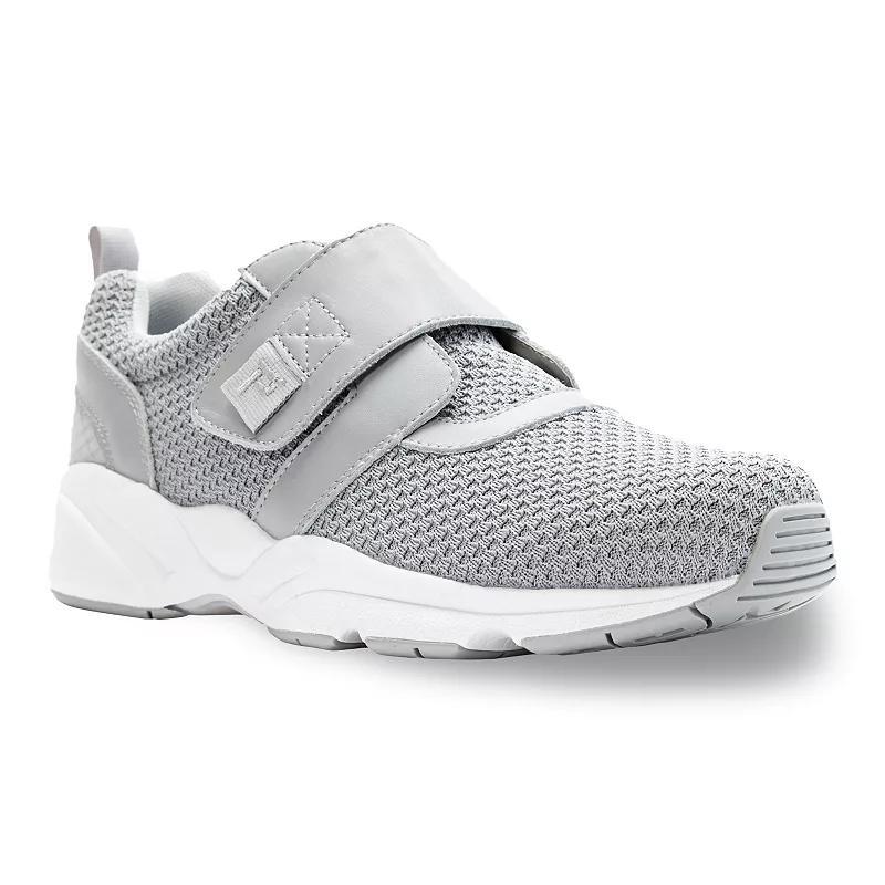 Propet Stability X Strap Men's Sneakers, Size: 8 XXW, Stone Black Product Image