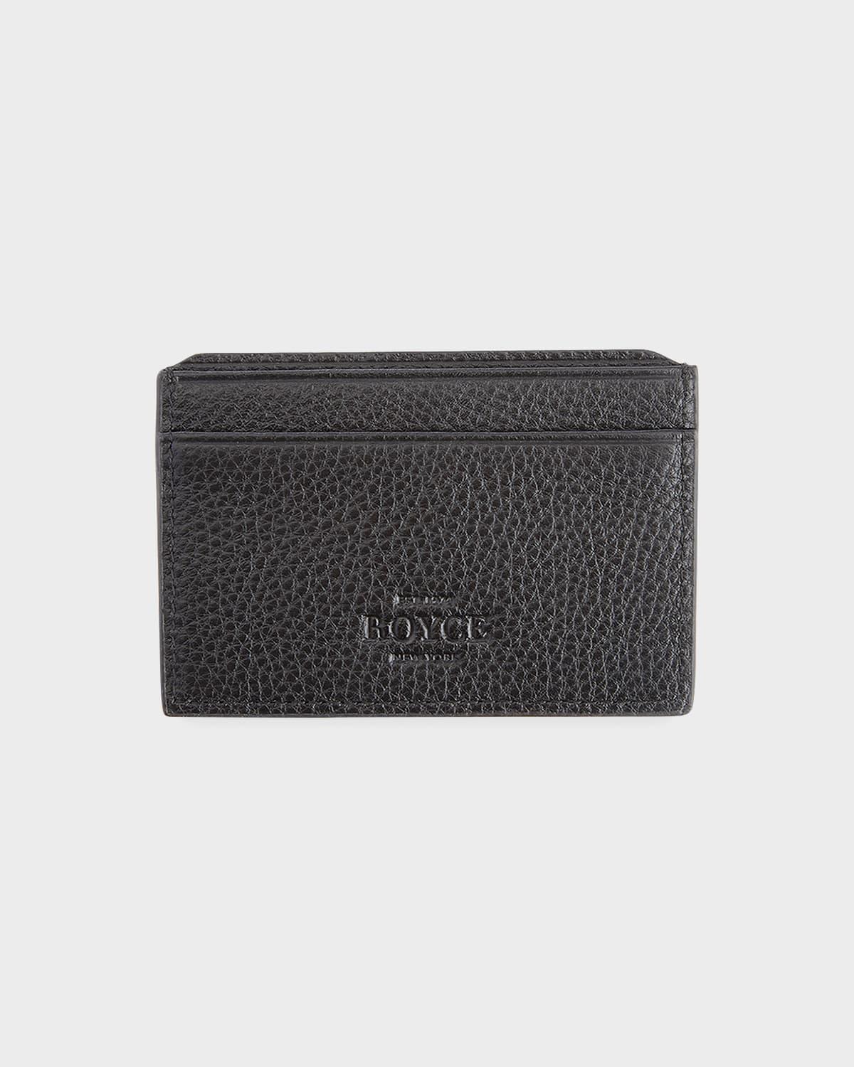 Womens RFID-Blocking Leather Card Case Product Image