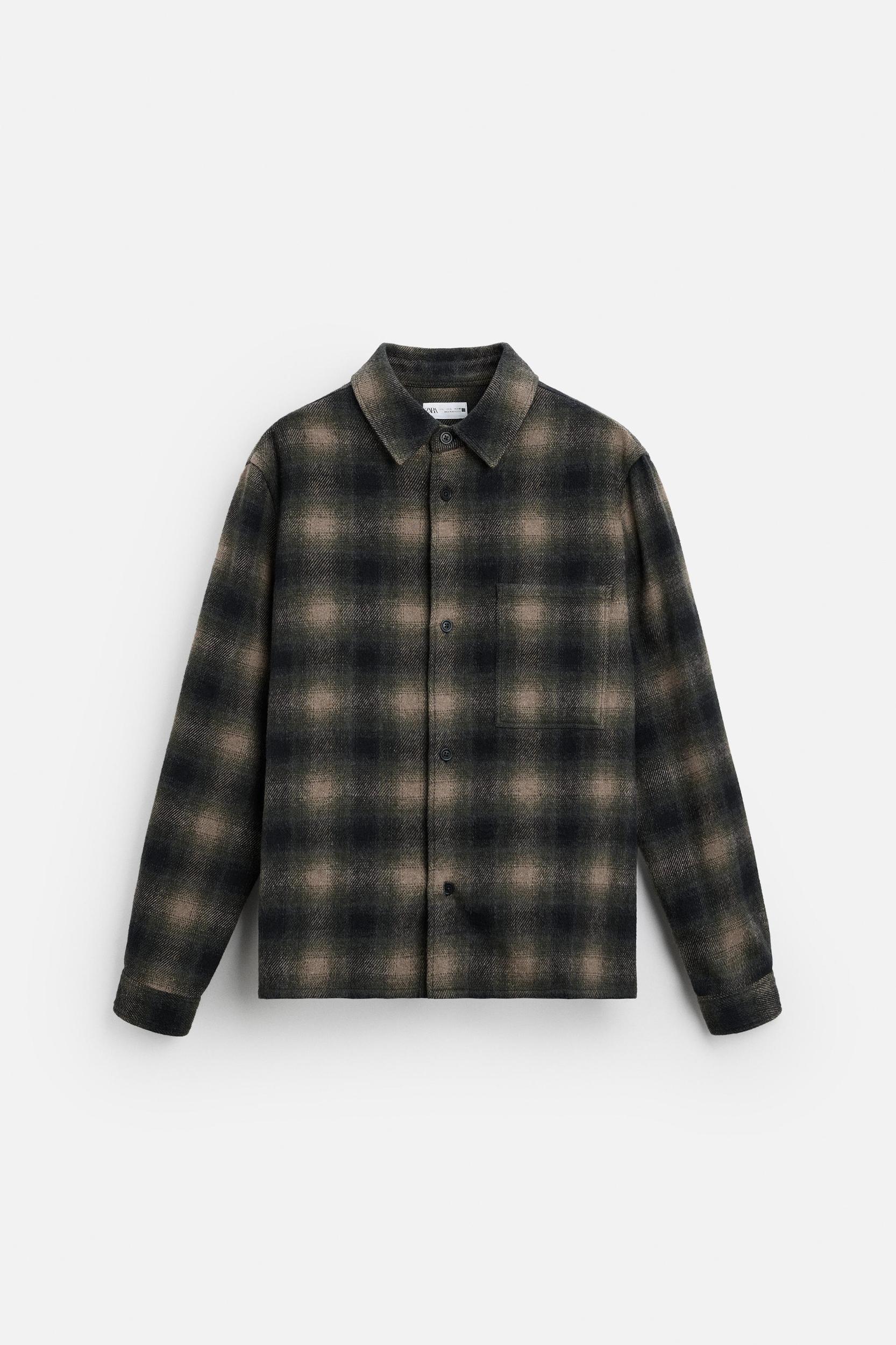 PLAID OVERSHIRT Product Image