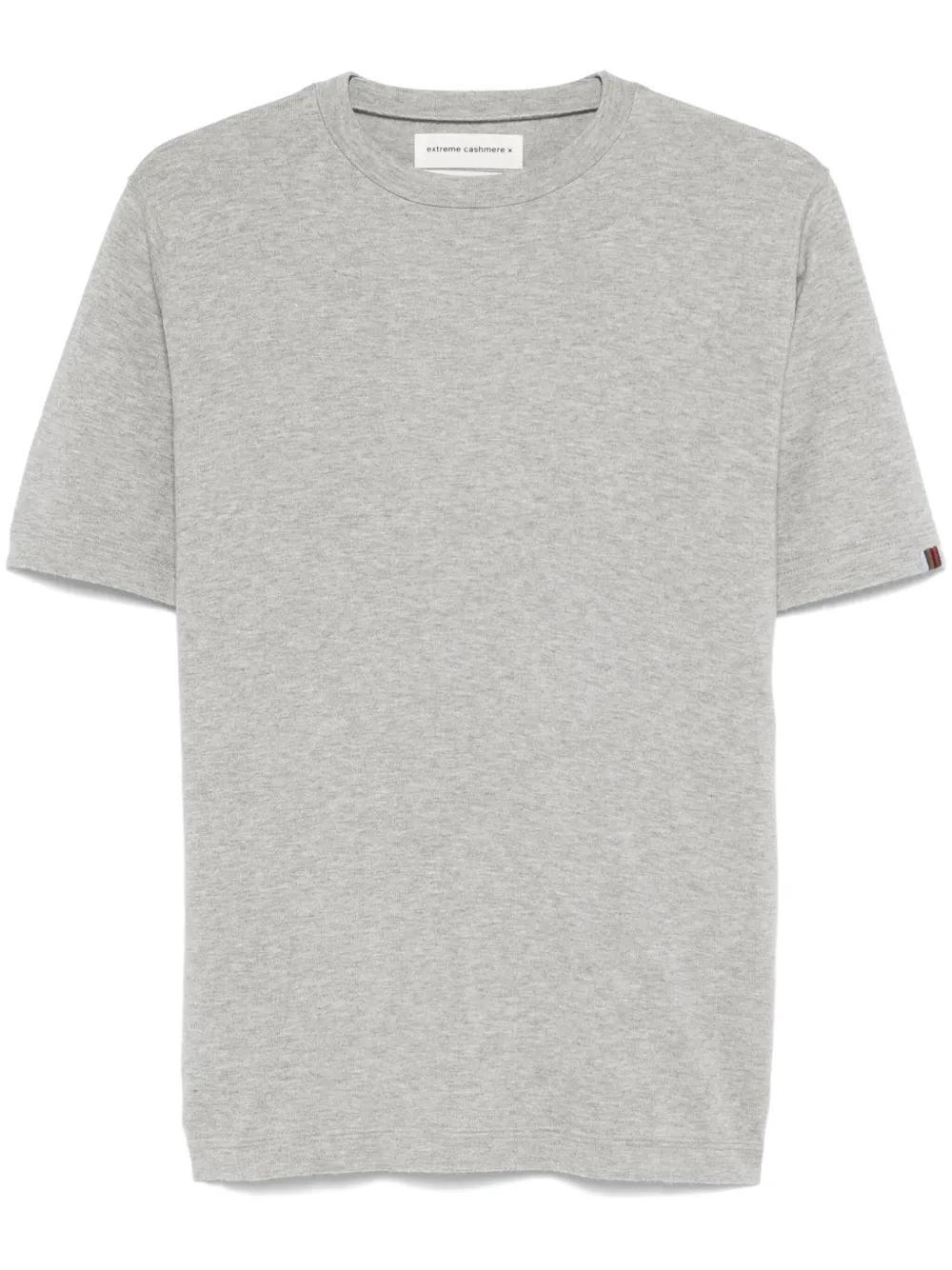 EXTREME CASHMERE 394 T-shirt In Grey Product Image