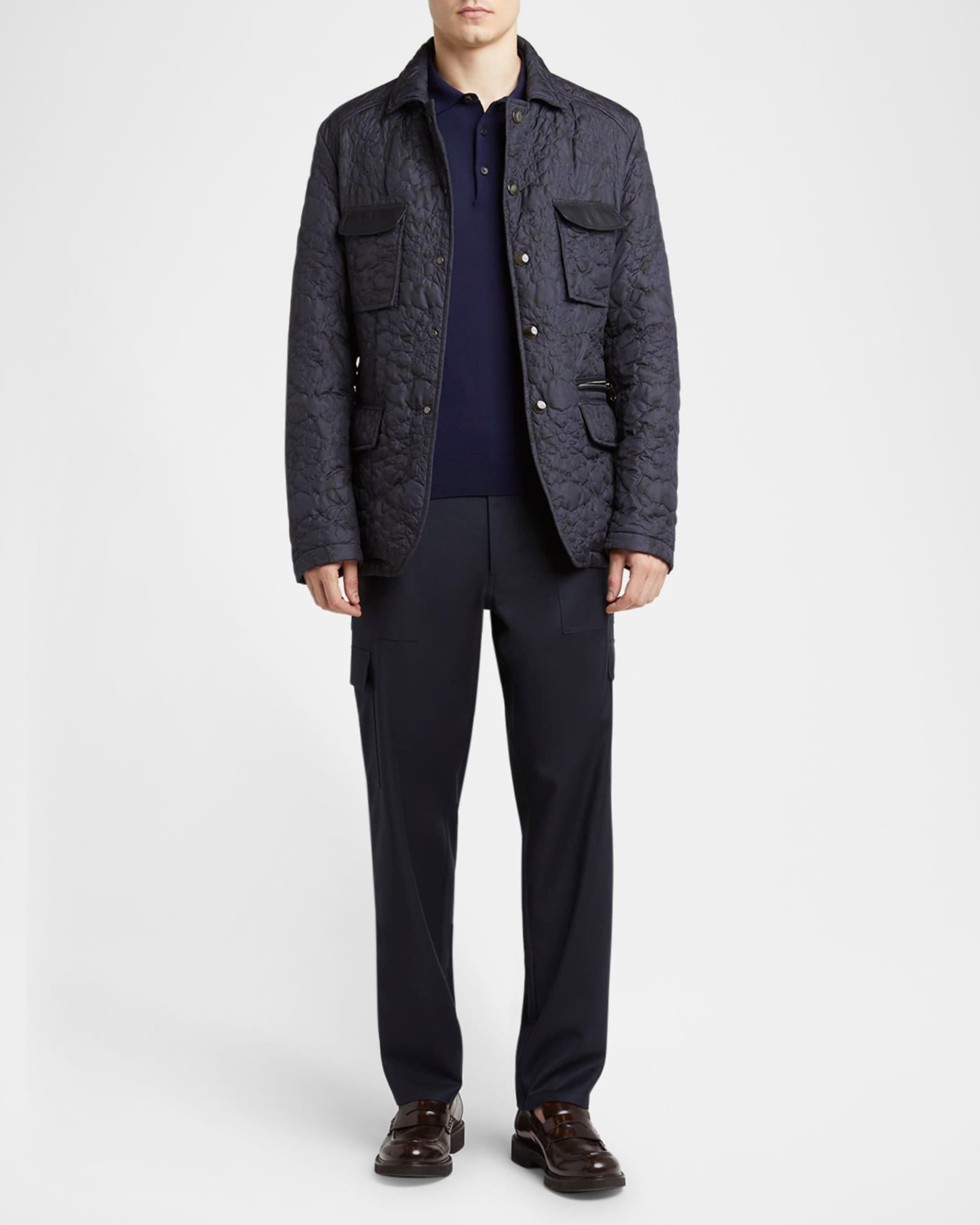 Men's Quilted Paisley 4-Pocket Jacket Product Image