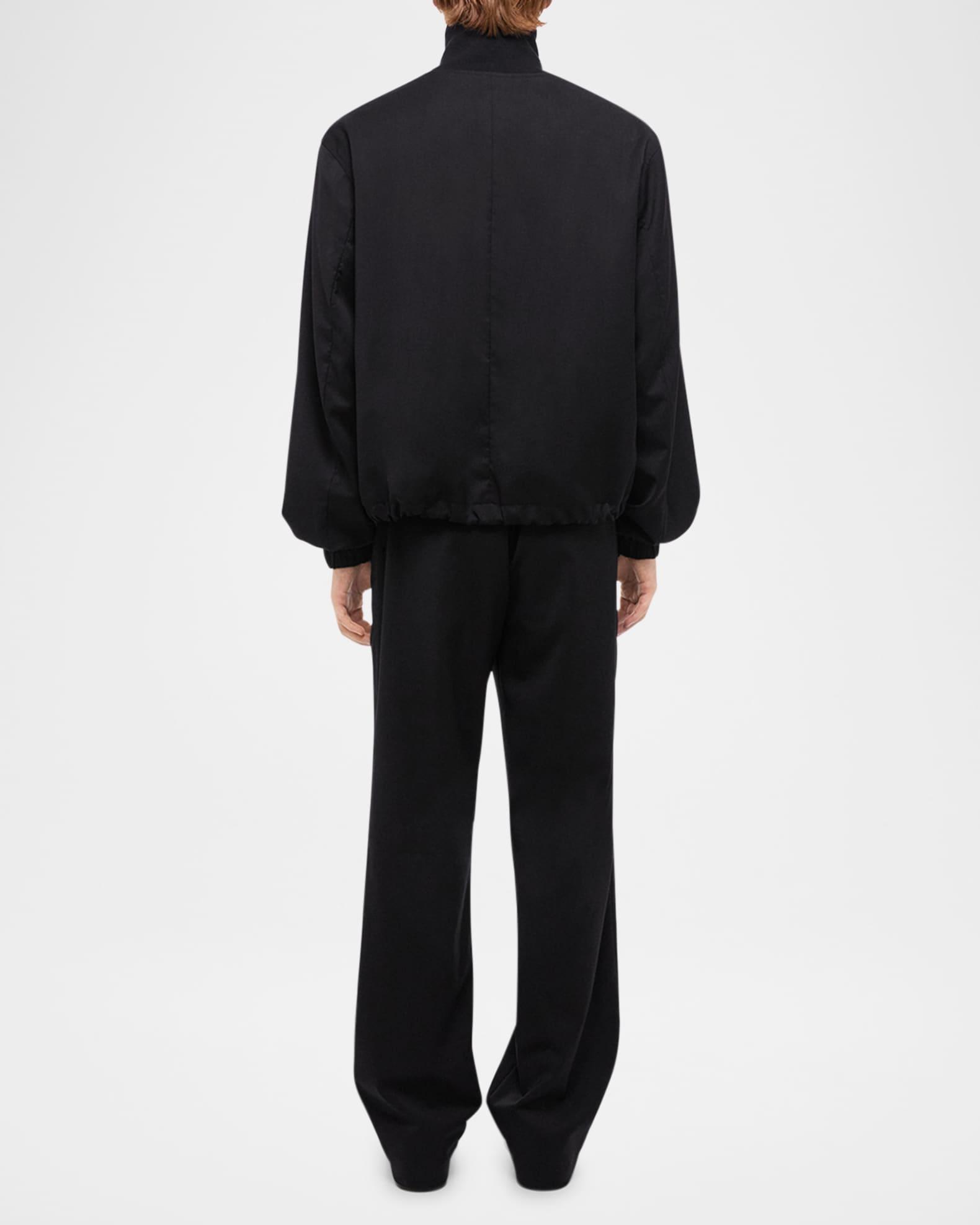 Men's Wool Full-Zip Bomber Jacket Product Image