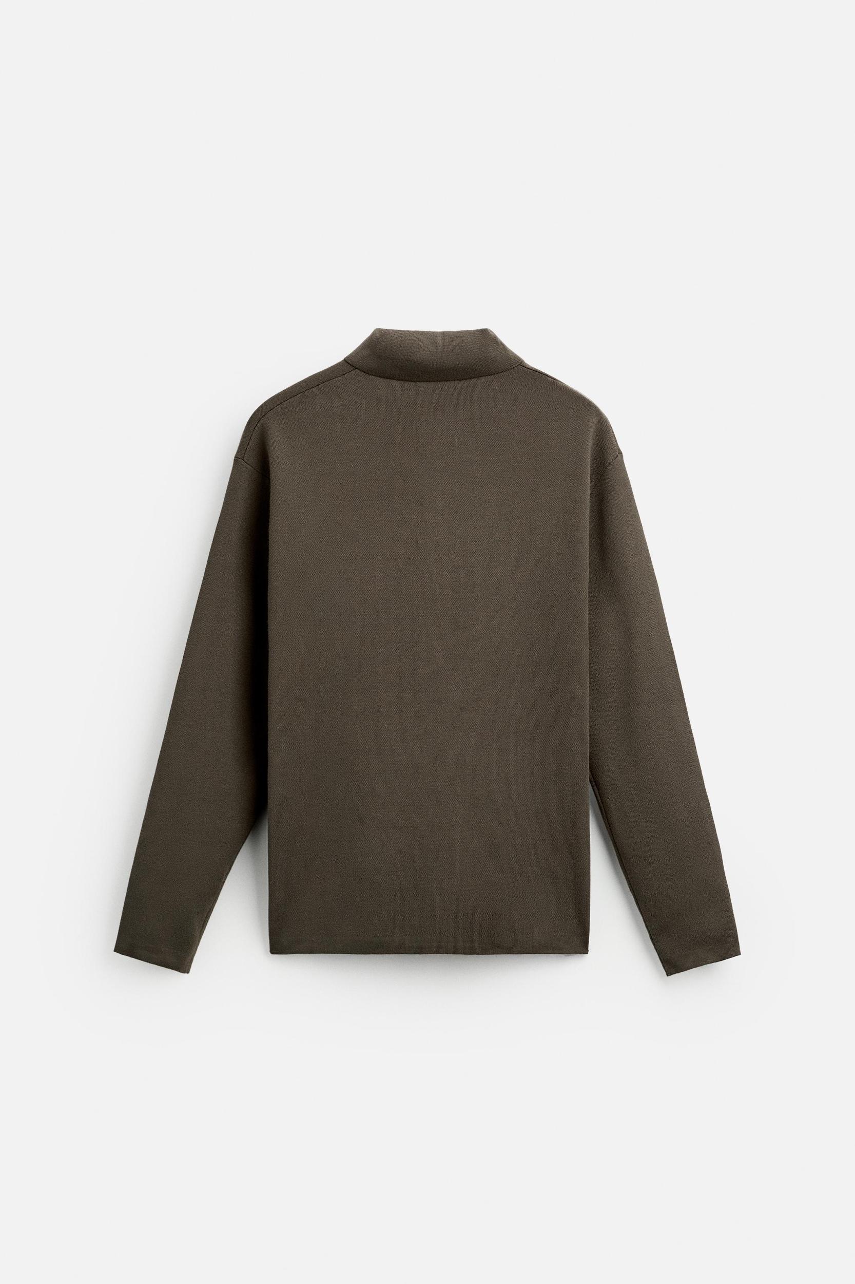 VISCOSE BLEND KNIT POLO SHIRT Product Image