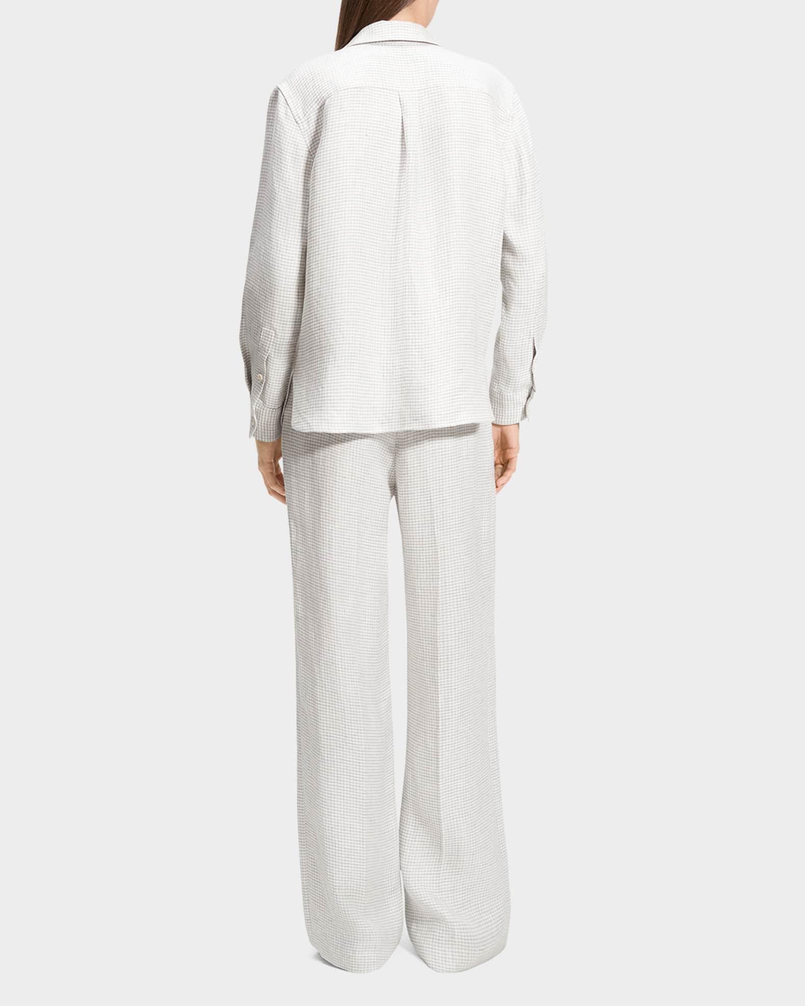 Long-Sleeve Straight Shirt Product Image