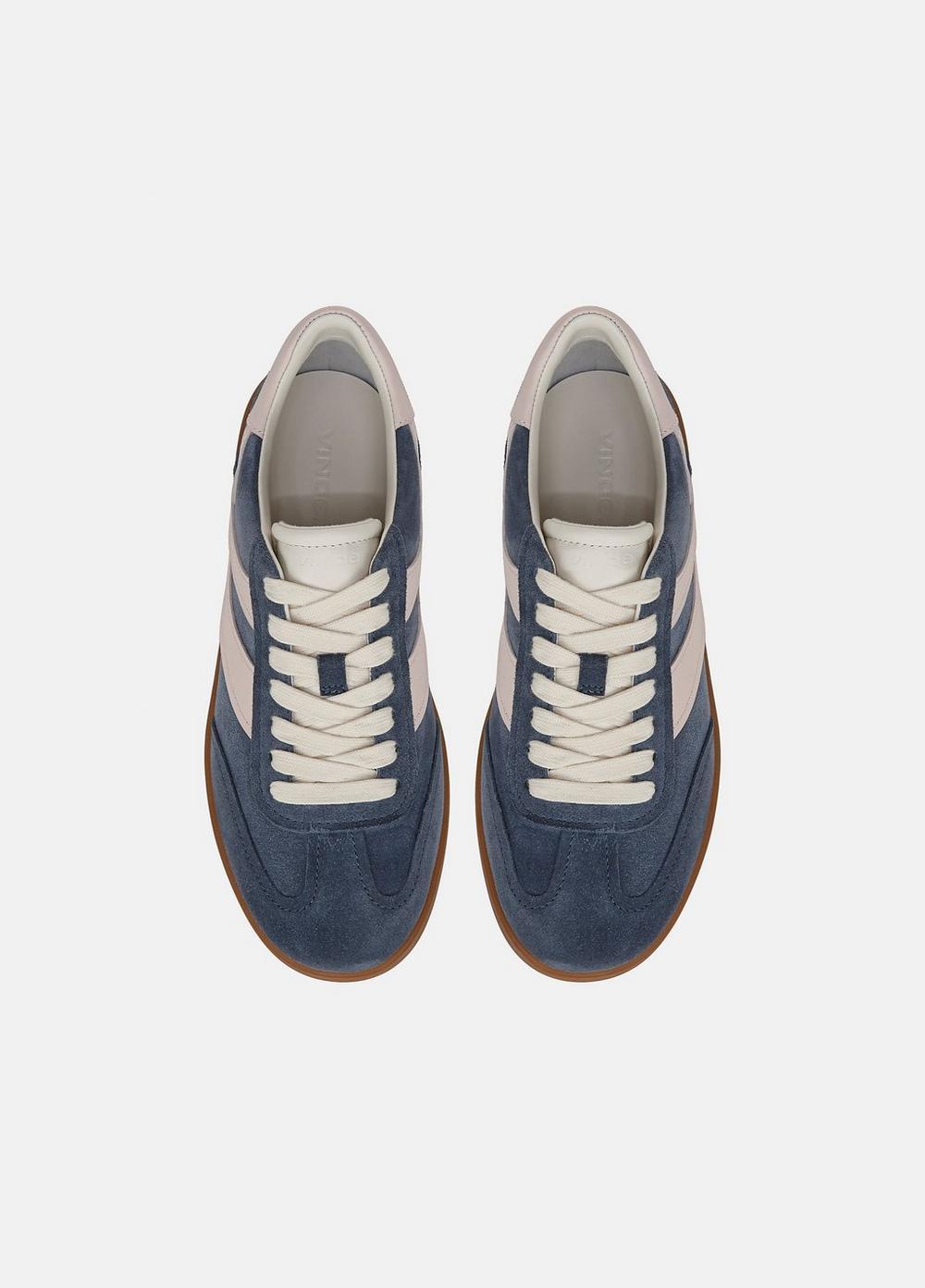 Womens Oasis Suede & Leather Sneaker, Lotus Blush/blue Ink, Size 6 Vince Product Image