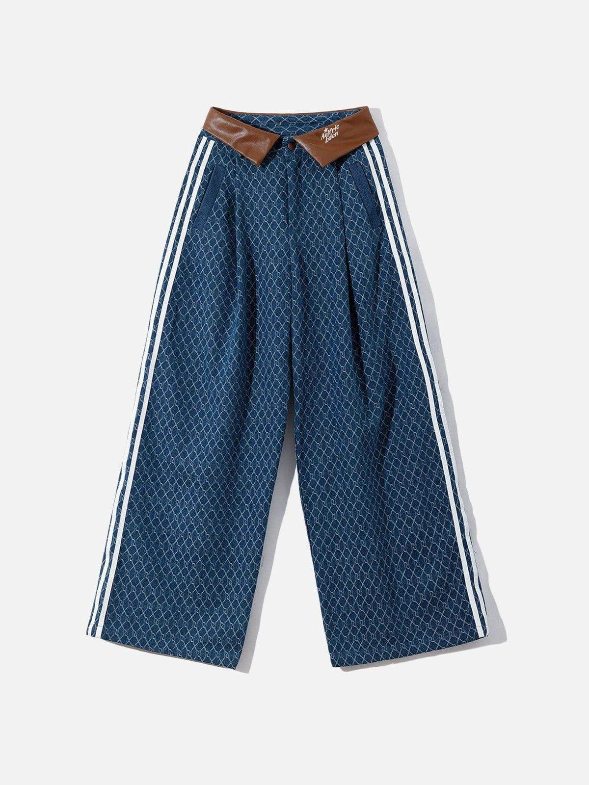 Aelfric Eden Vintage Denim Jacquard Cropped Jacket Product Image