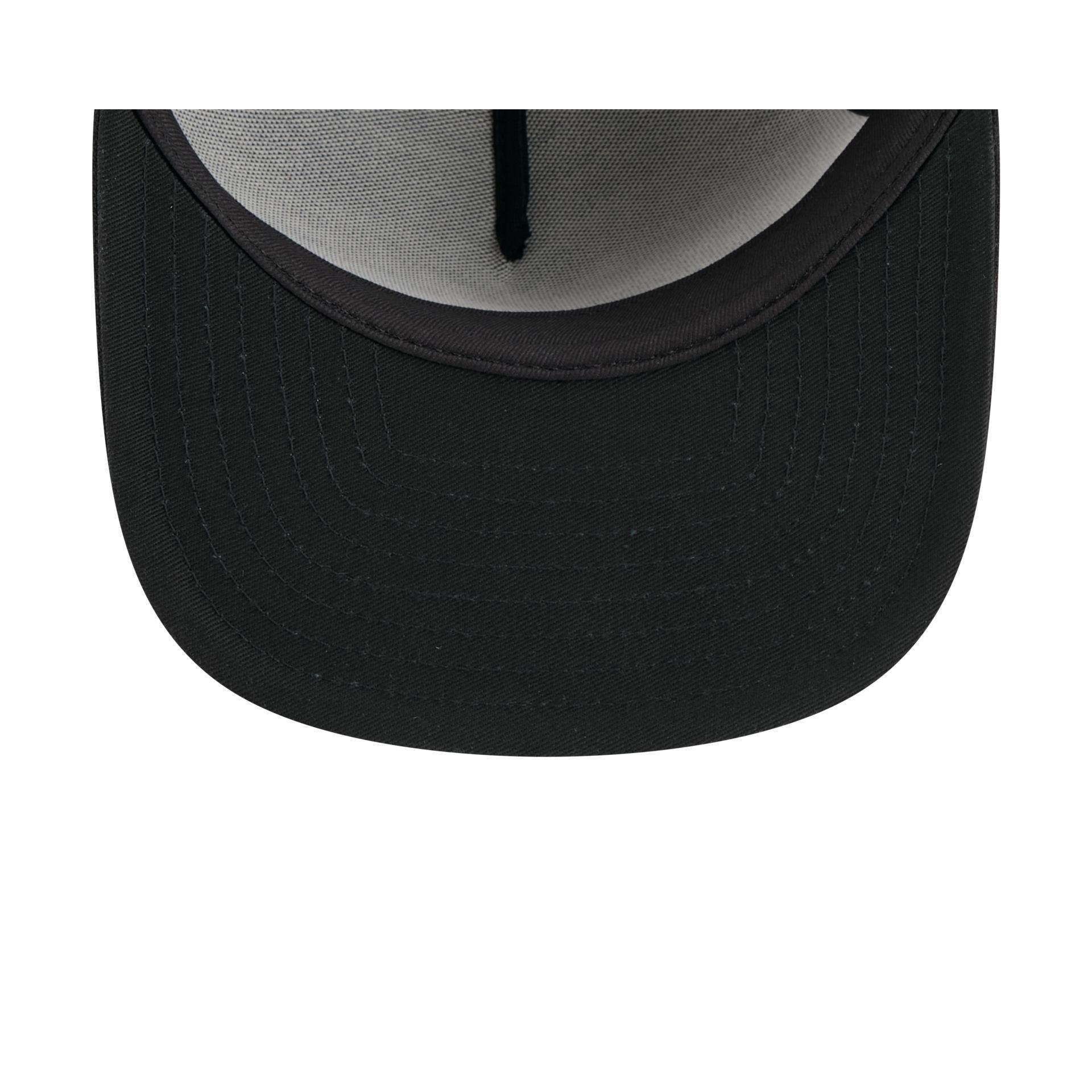 Atlanta Braves Black Mesh 59FIFTY A-Frame Fitted Hat Male Product Image