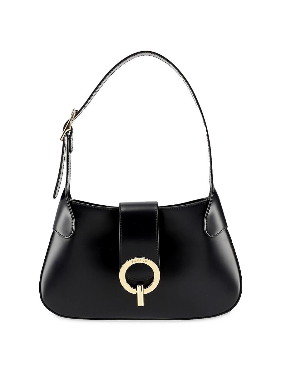 Sandro Sweet Janet Leather Shoulder Bag Product Image
