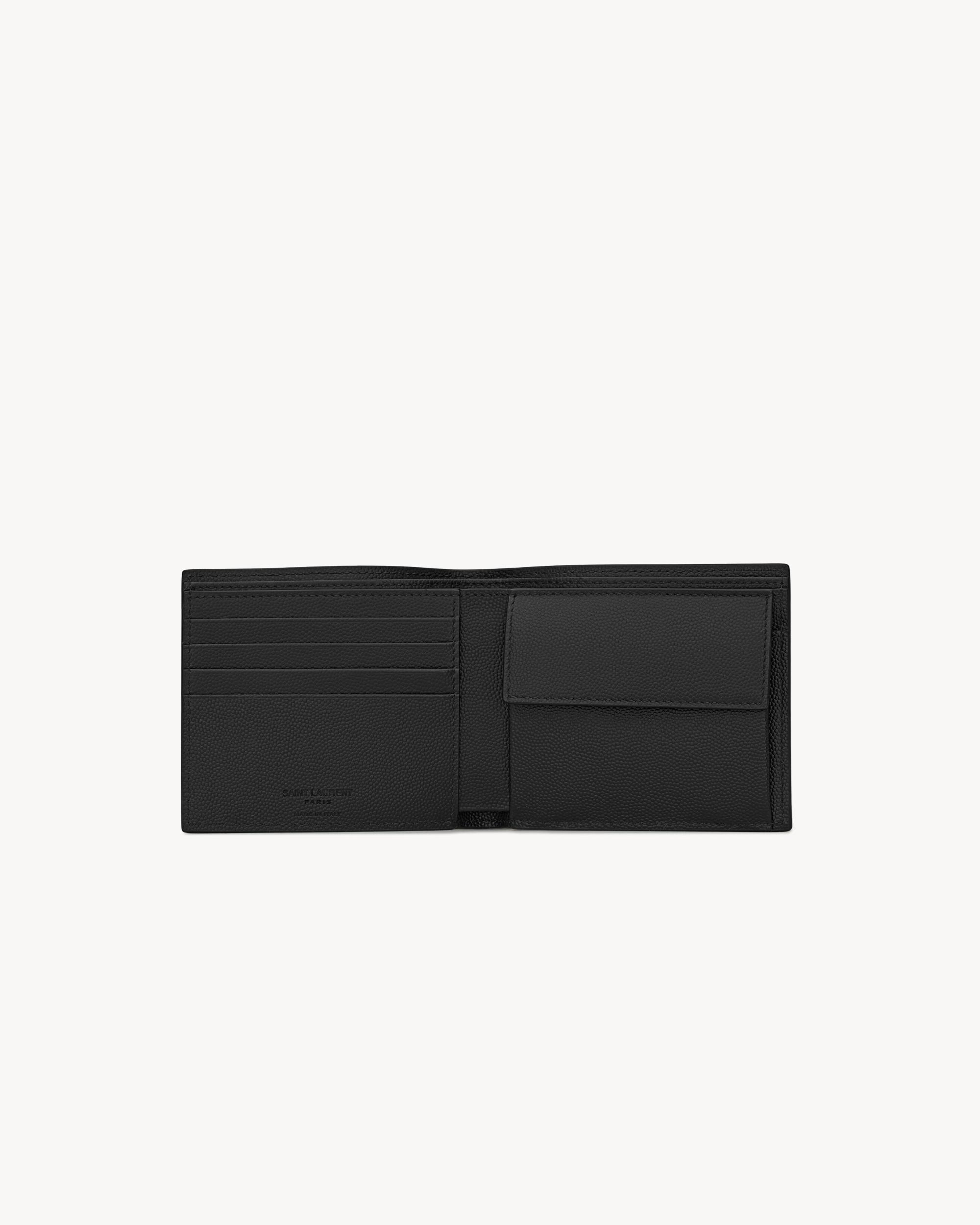 CASSANDRE East/West wallet with coin purse in grain de poudre leather Product Image