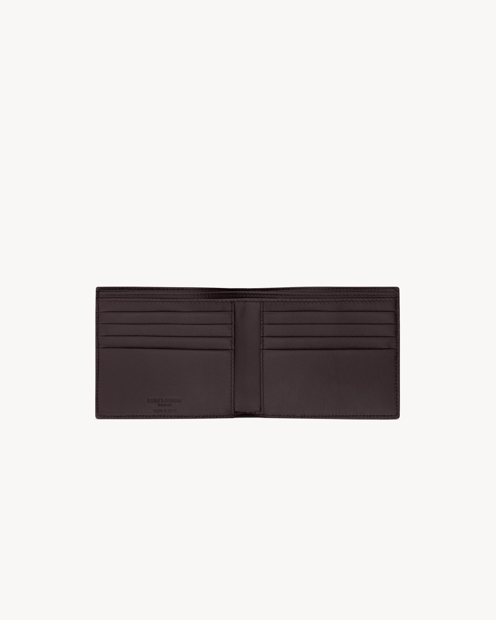 TINY CASSANDRE East/West wallet in shiny leather Product Image