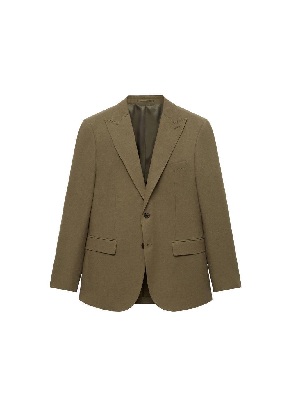 Slim-fit Tencel™ blend suit jacket - Men | MANGO USA Product Image