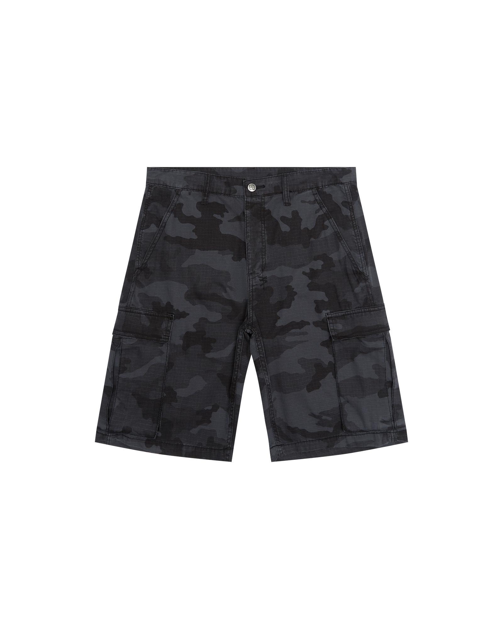 FUGITIVE CARGO SHORT BLACK CAMO Male Product Image
