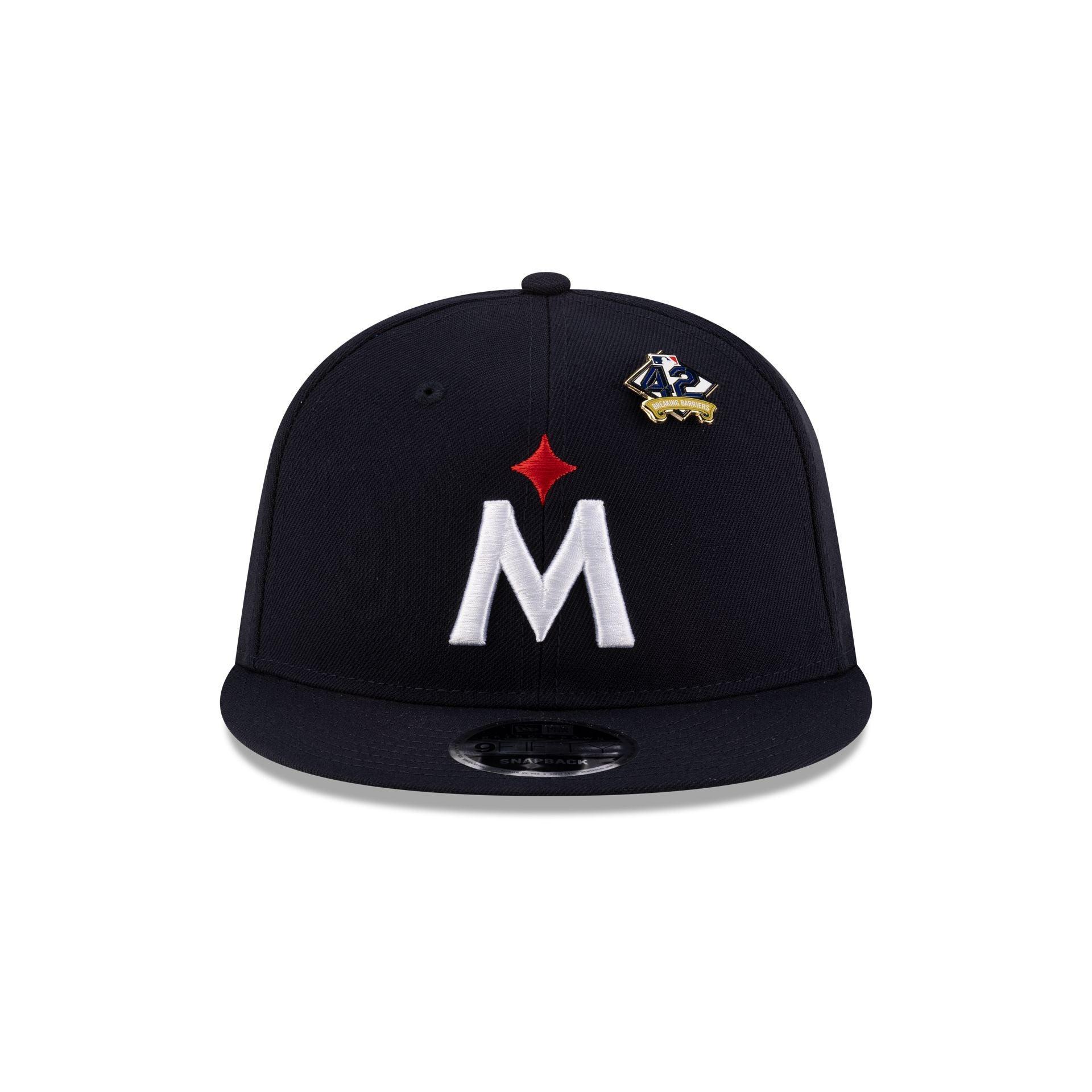 New York Mets Jackie Robinson Day 2025 Retro Crown 9FIFTY Snapback Hat Male Product Image