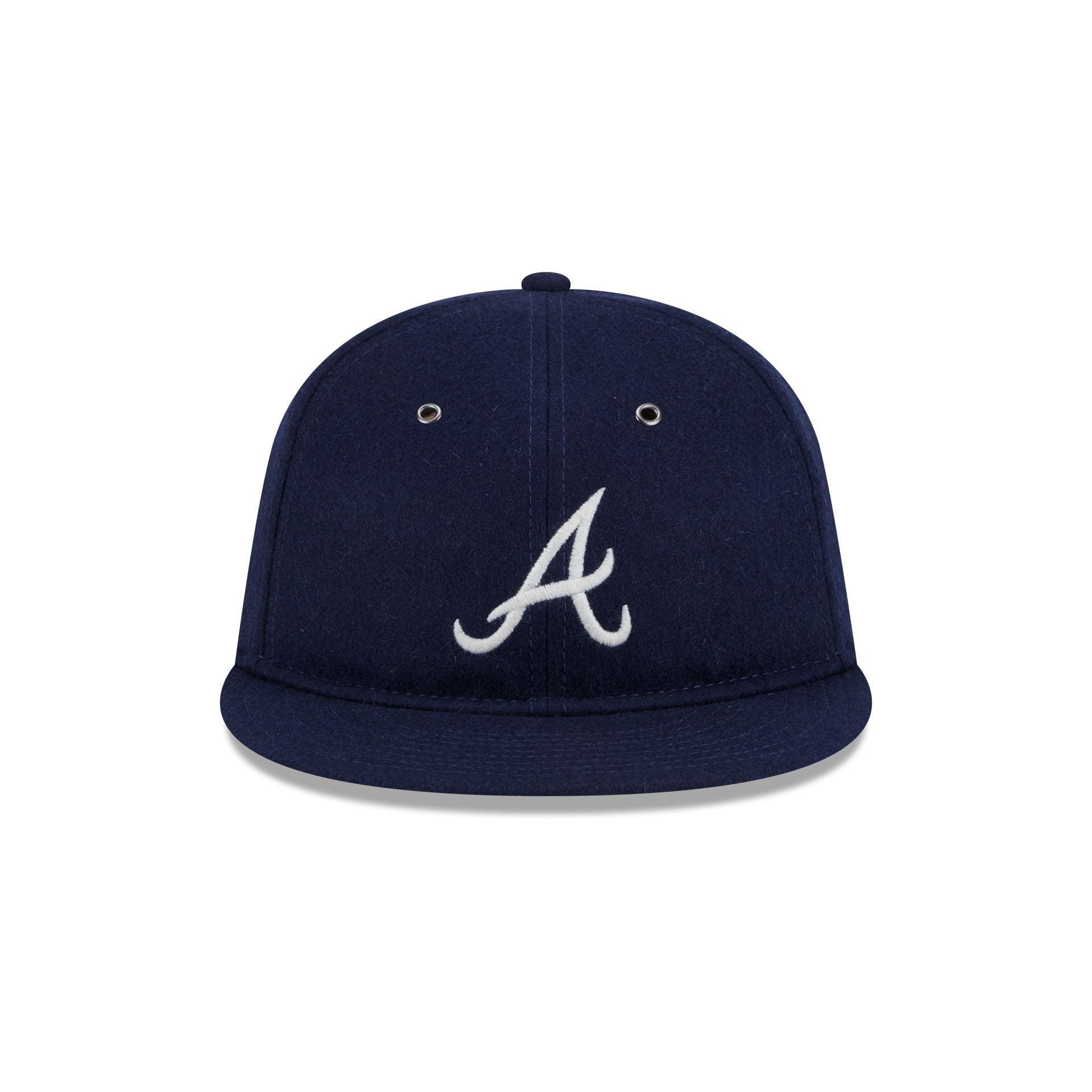 Atlanta Braves Wool Retro Crown 59FIFTY Fitted Hat Male Product Image