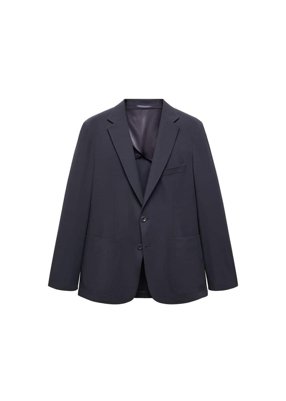 Mango Mens Structured Cotton Blazer Product Image