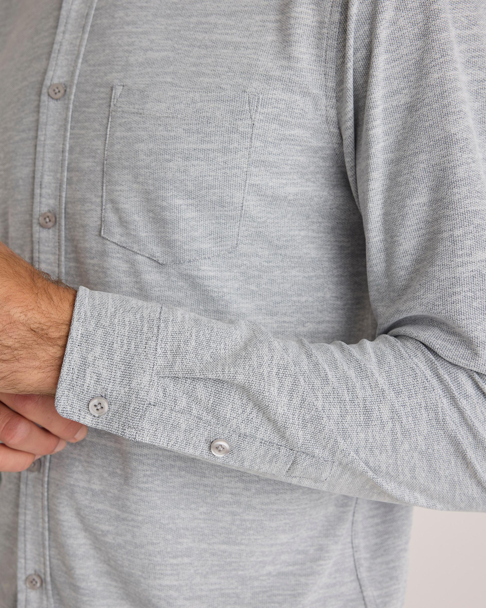 Quince | Men's ProPique Performance Button Down Recycled Polyester Product Image