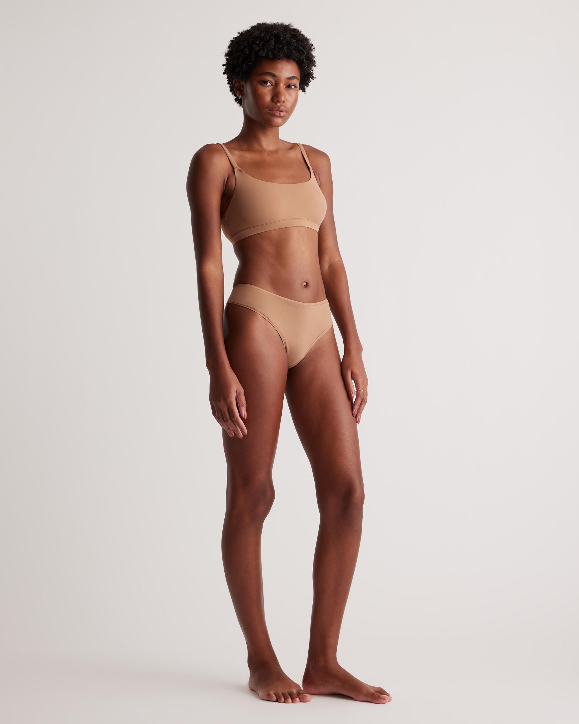 Quince | Women's Second Skin Thong Nylon/Spandex Product Image
