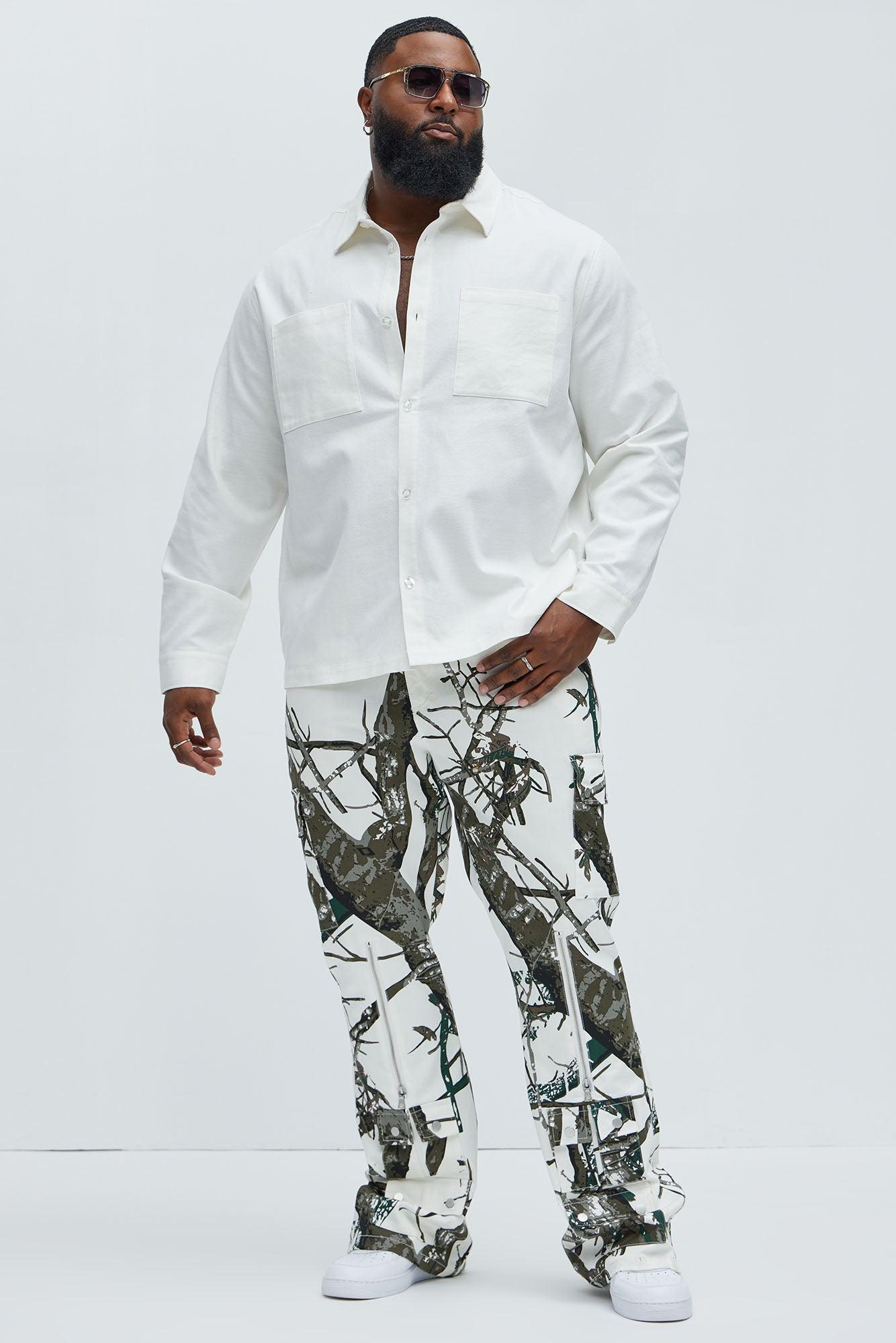 Eastman Pocket Button Up Shirt - Off White Product Image