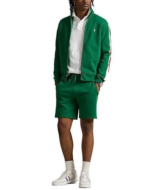 Polo Ralph Lauren Racing Stripe Double-Knit 7.5#double; Inseam Shorts Product Image
