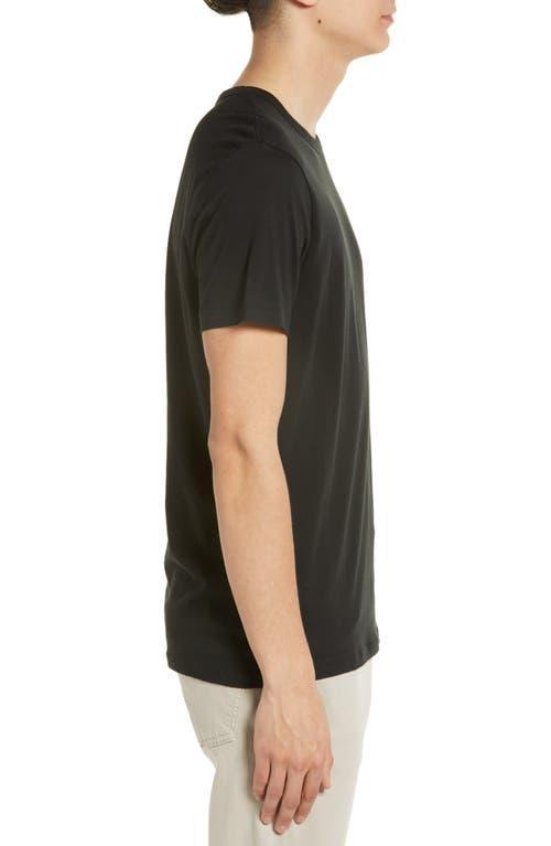 7 For All Mankind Men's Feather Weight Crewneck T-Shirt in Black at Nordstrom, Size X-Small Product Image