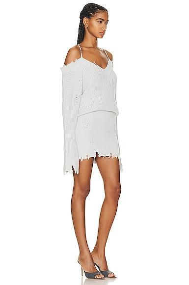 SER.O.YA Maude Sweater Dress in Black - Black. Size S (also in L, M). Product Image