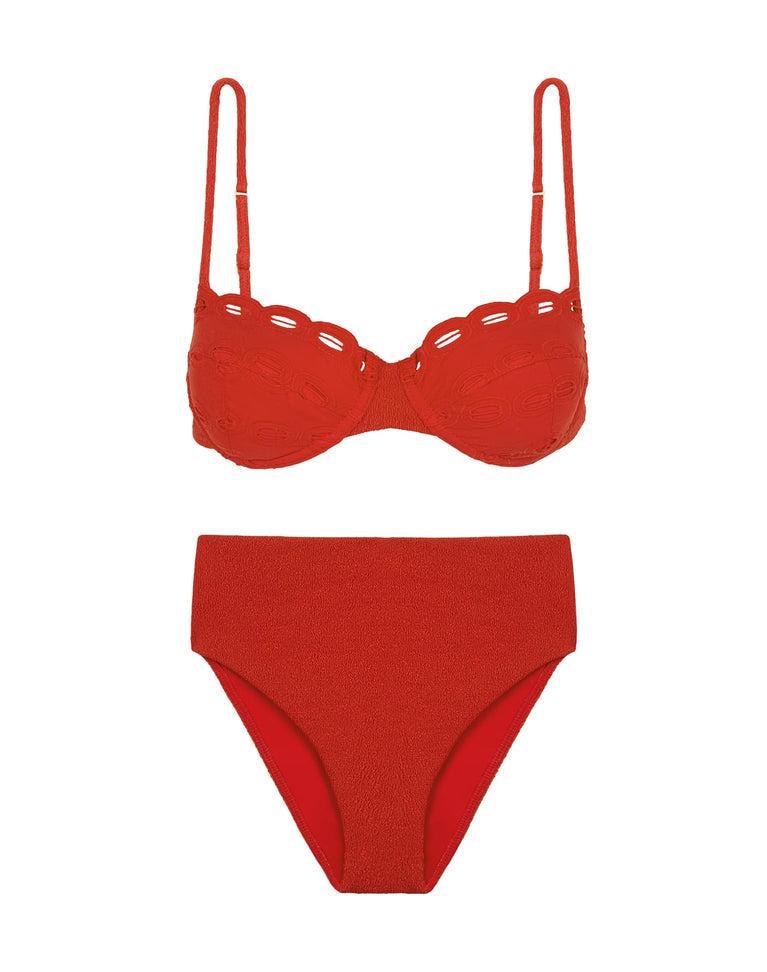 Firenze Bela Hot Pant Bottom - Ruby Product Image