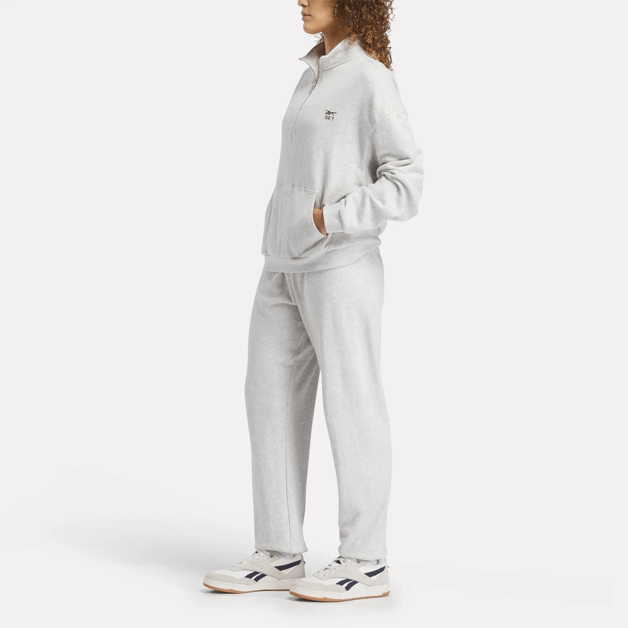 Women's Reebok x SET Classic Lightweight Quarter-Zip Sweatshirt Female Product Image