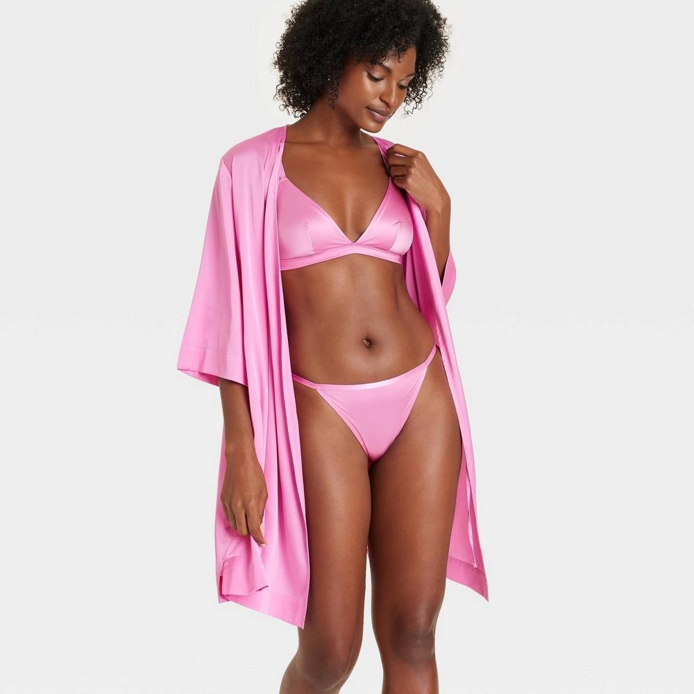 Womens Satin Cheeky Underwear - Auden Dahlia L Product Image