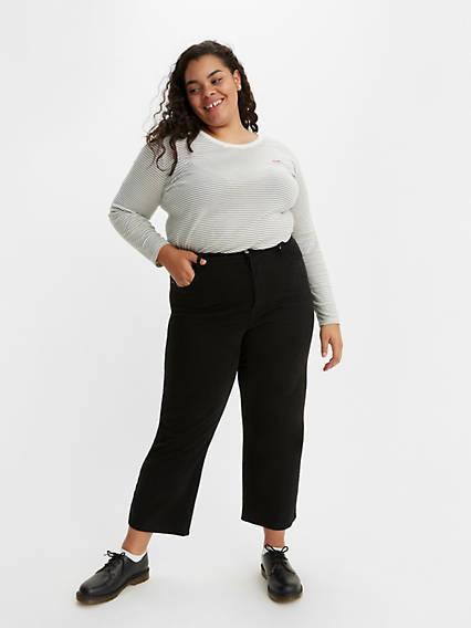 Ribcage Straight Ankle Women's Jeans (Plus Size) Product Image