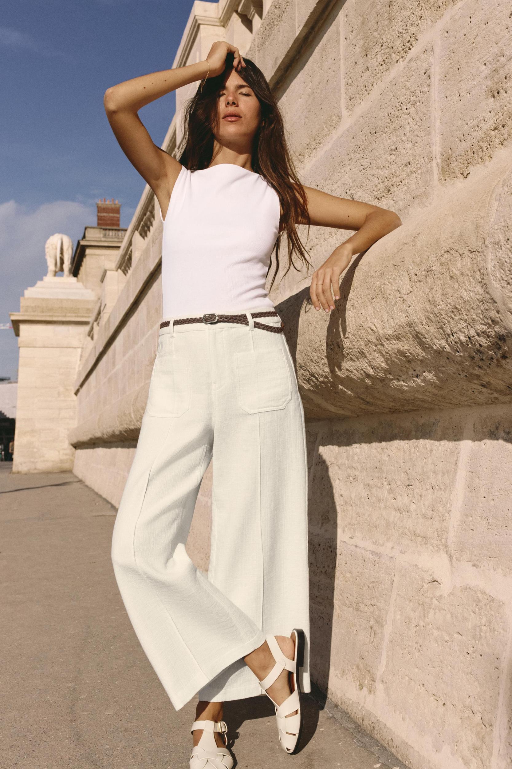 BRAIDED BELT CULOTTES Product Image