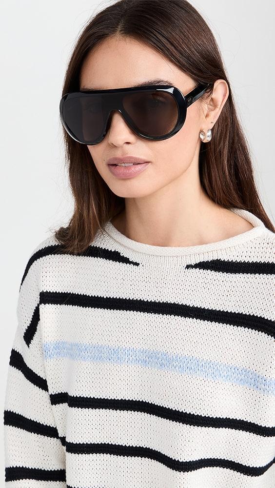 Quay Set List Aviator Sunglasses | Shopbop Product Image