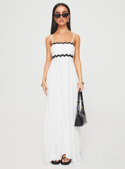 Croxetti Maxi Dress White Product Image