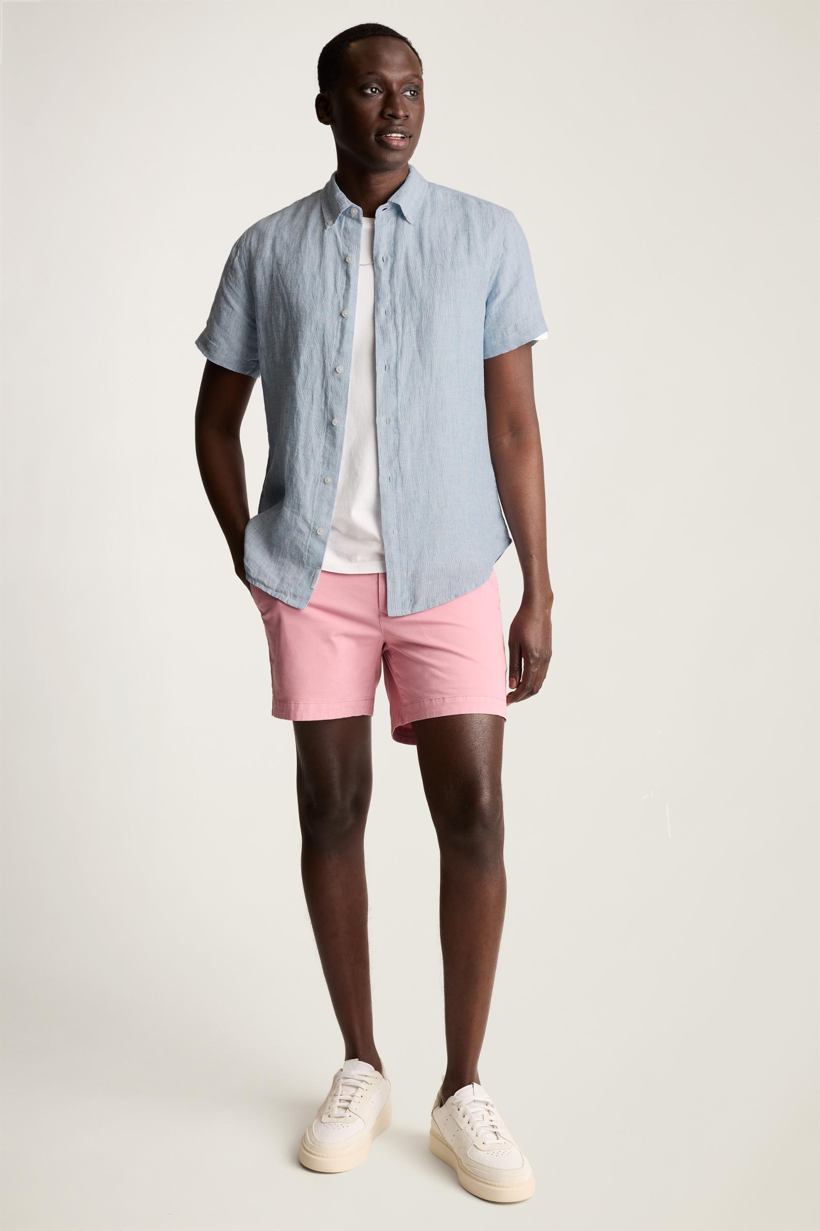 Riviera Linen Short Sleeve Shirt Product Image