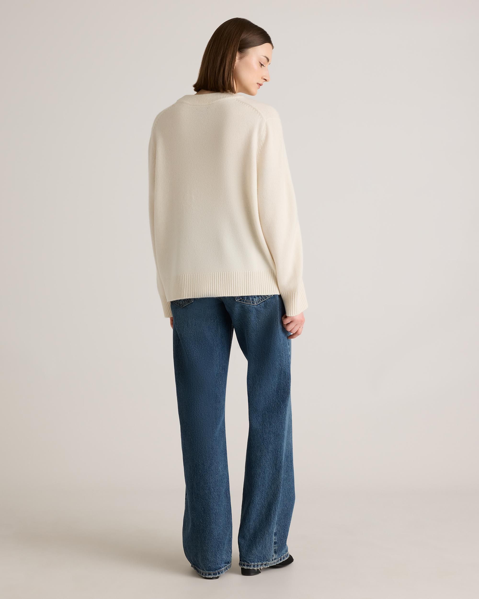 Quince | Women's Mongolian Cashmere OverSized Crewneck Sweater Size XL Product Image