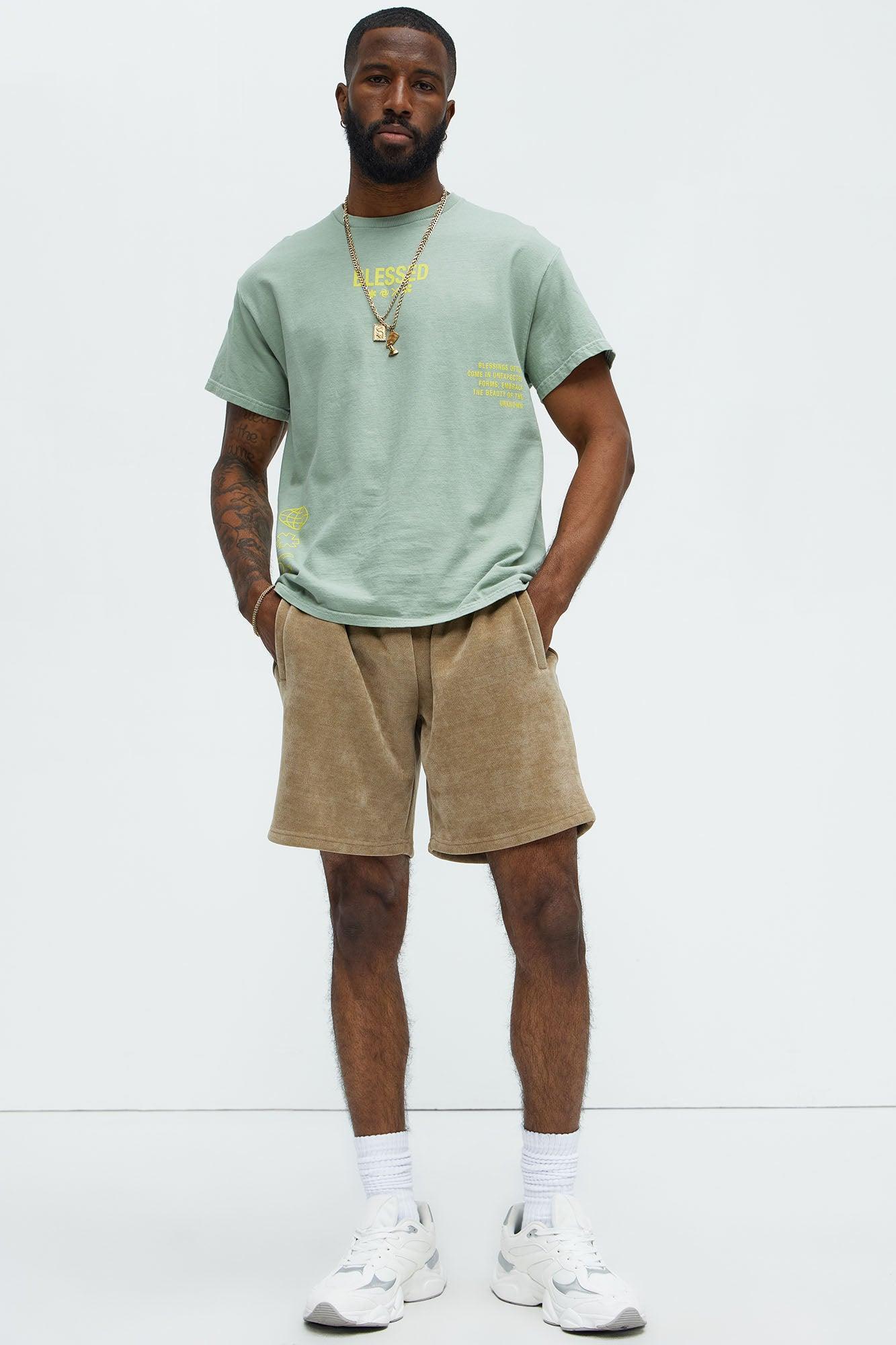 Always Blessed Short Sleeve Tee - Green Product Image
