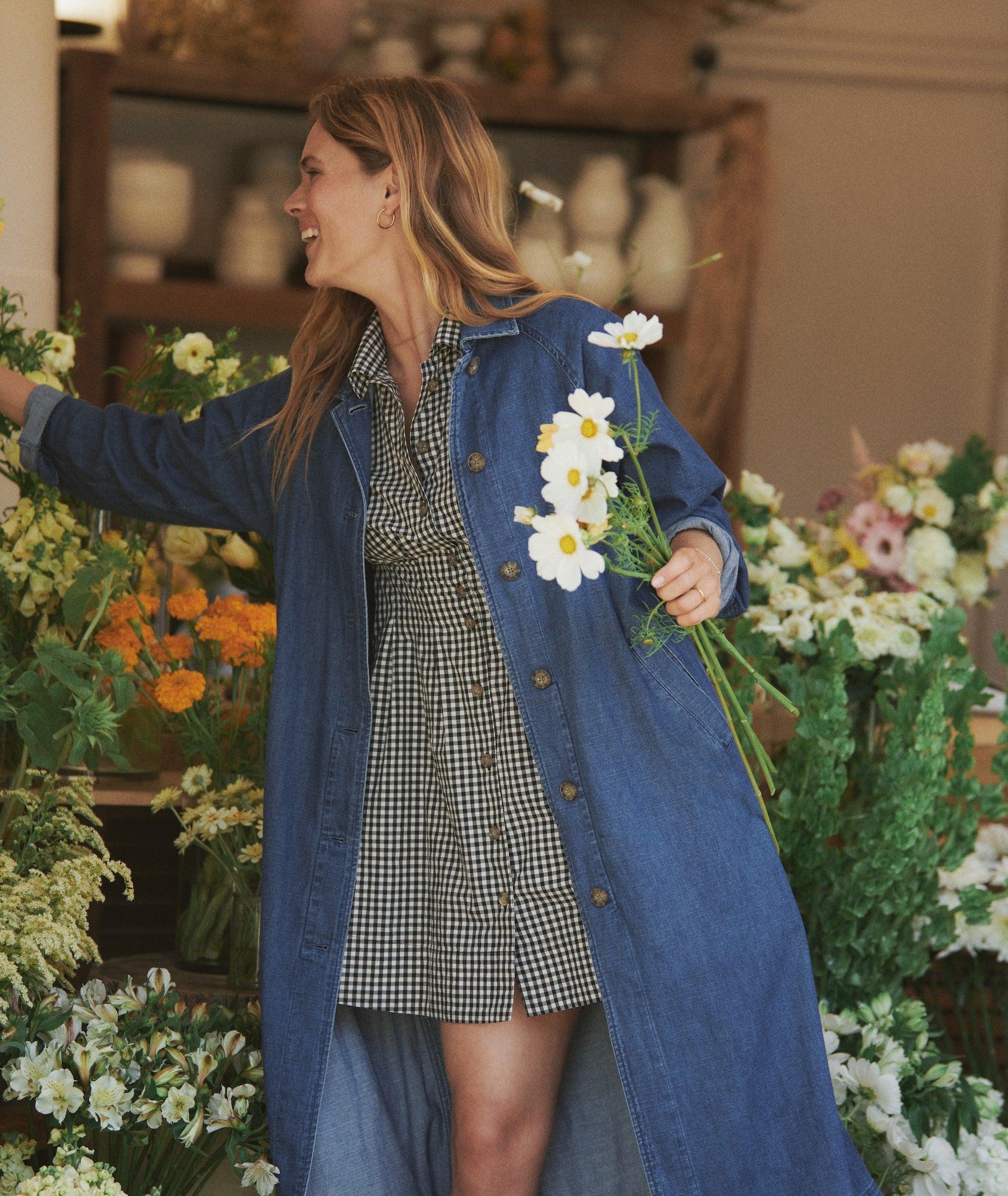 Arden Mini Shirt Dress Product Image