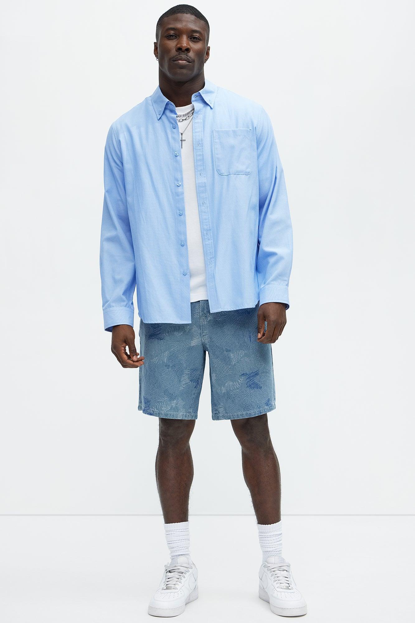 Dax Relaxed Denim Shorts - Light Wash Product Image