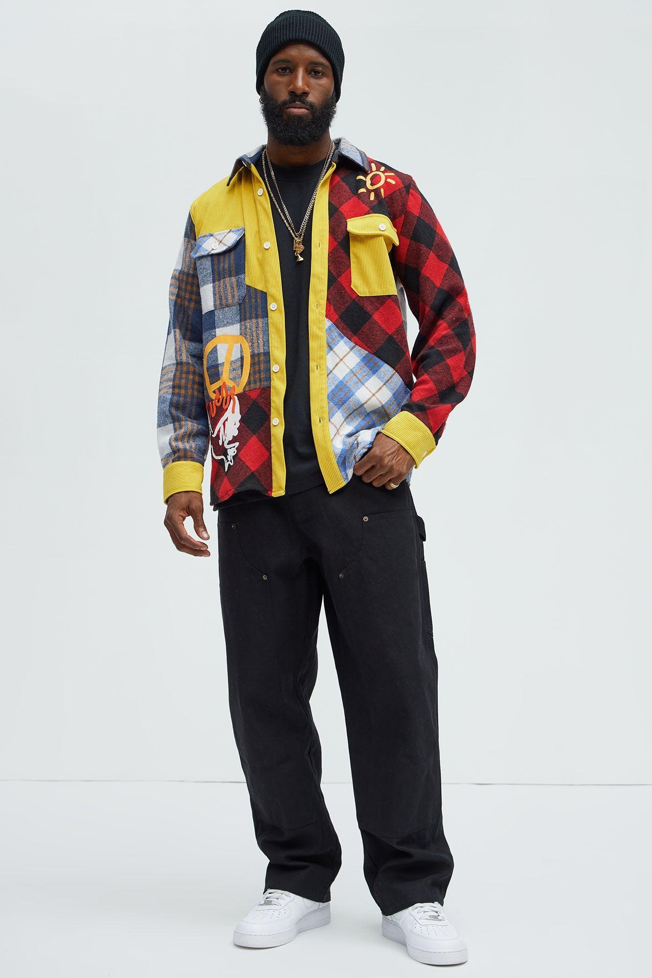 All We Trust Flannel - Multi Color Product Image