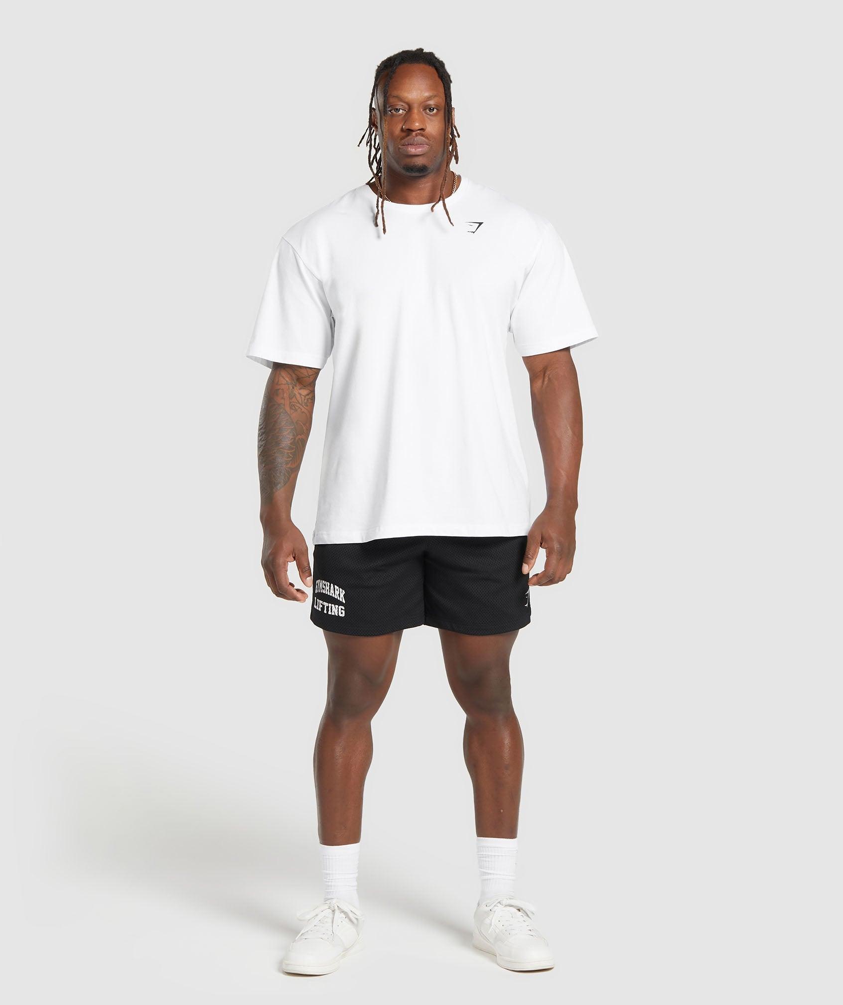 Gymshark Lifting Mesh 7" Shorts - Black Male Product Image