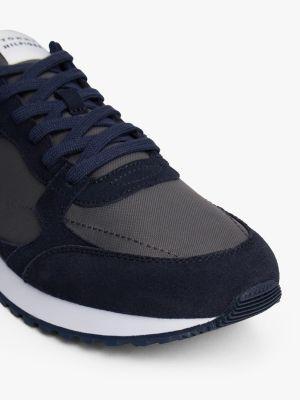 Mixed-Texture Suede Sneaker Product Image