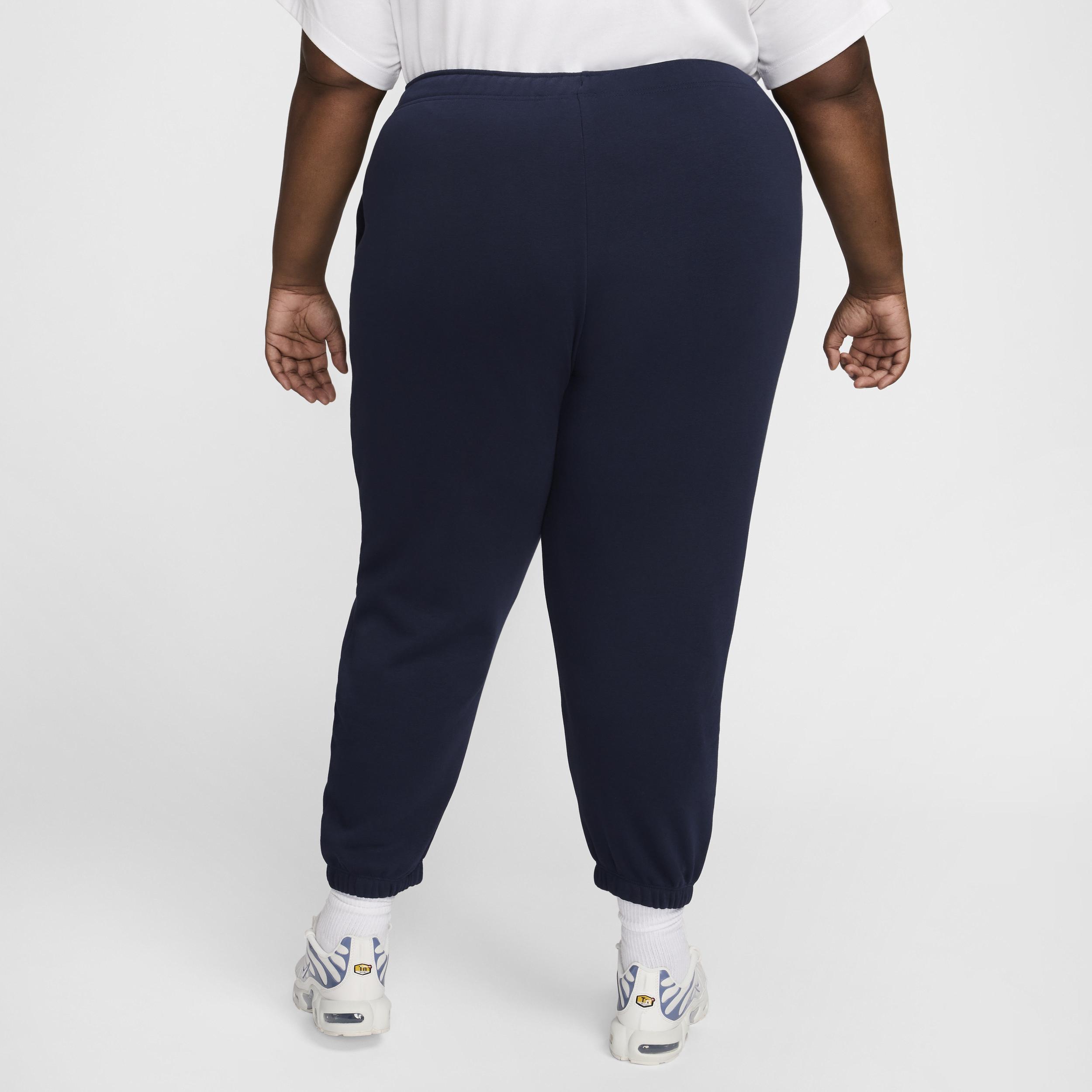 Womens Nike Sportswear Club Fleece Mid-Rise Oversized Sweatpants (Plus Size) Product Image