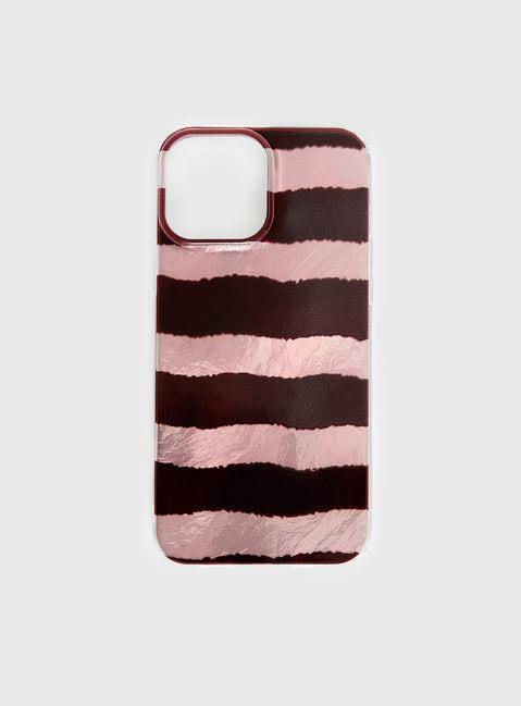 Easten Iphone Case Pink Stripe Product Image