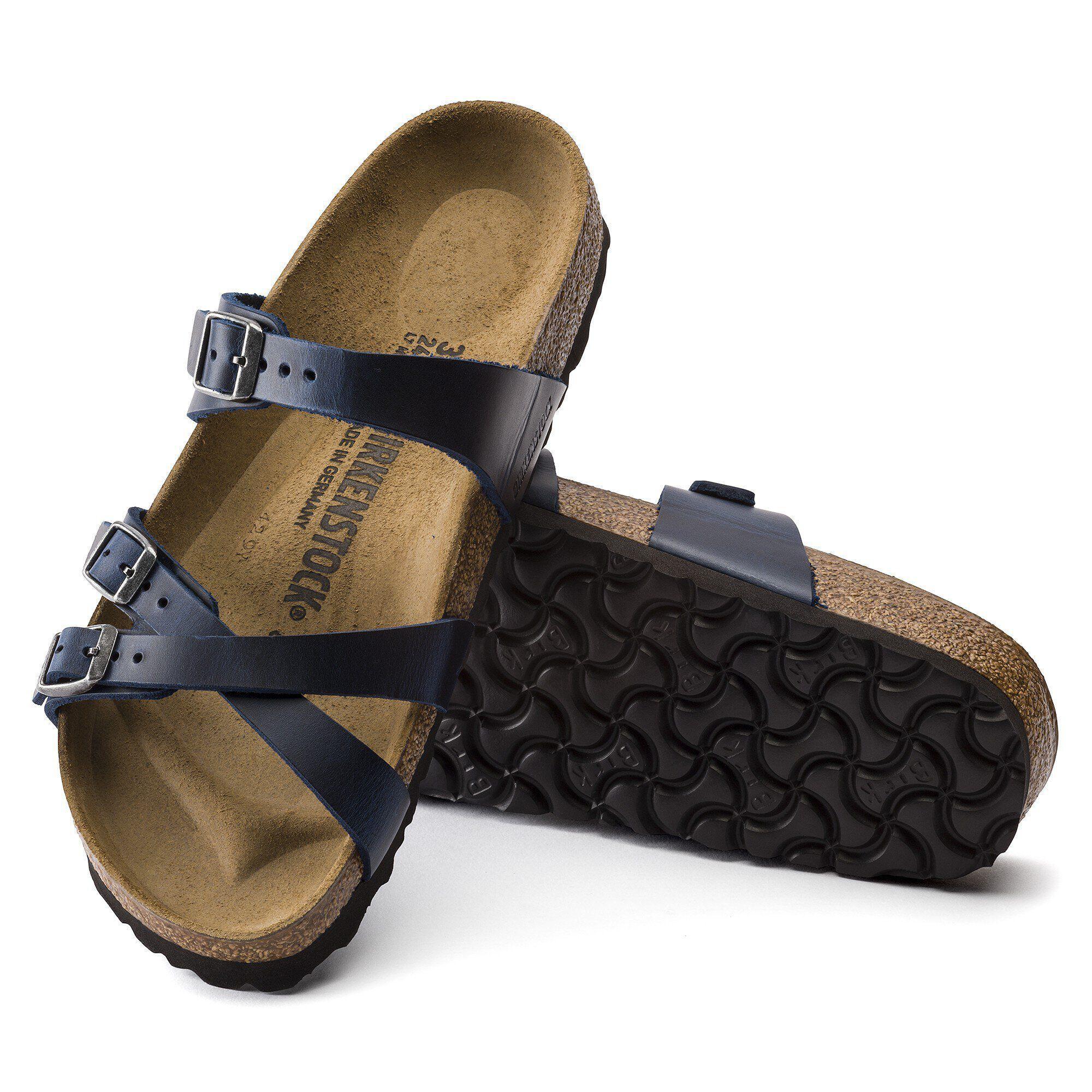 Franca Oiled Leather Blue Product Image