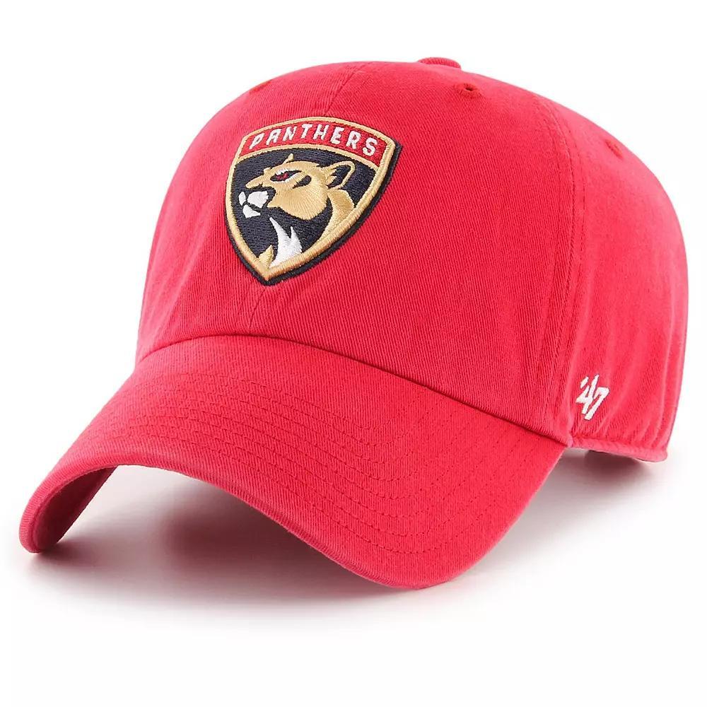 Men's '47 Red LA Clippers Team Clean Up Adjustable Hat Product Image