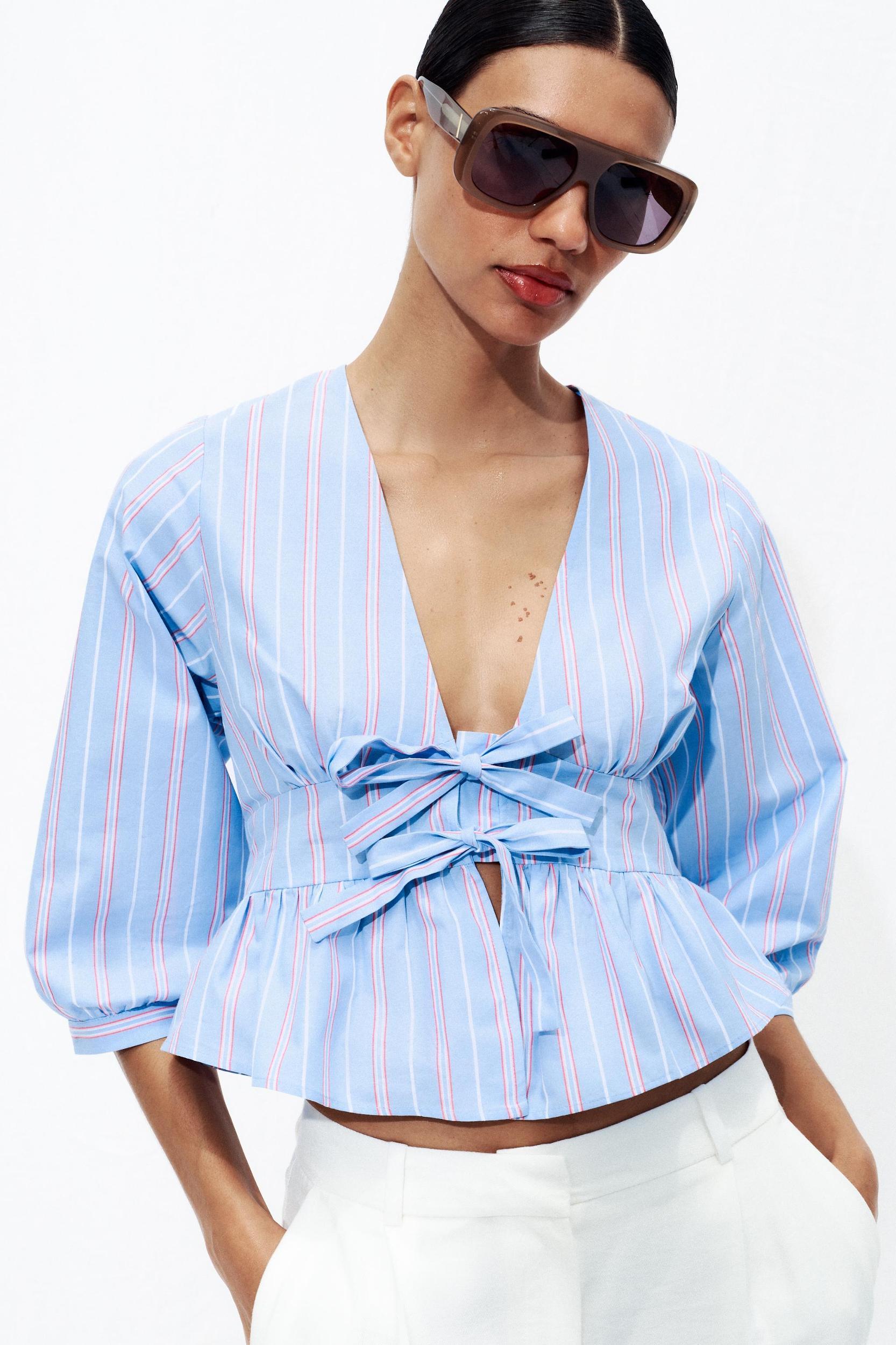 STRIPED TIE SHIRT Product Image